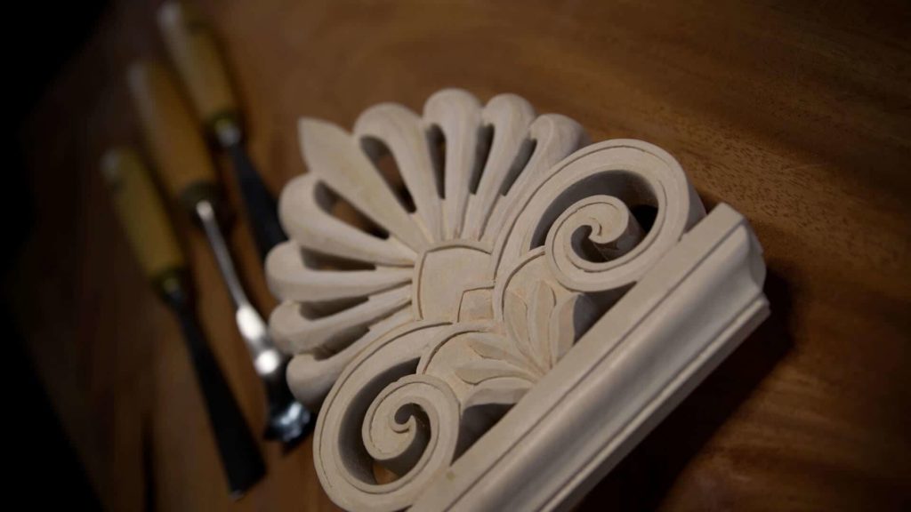 Learn To Carve Greek Acroterion - School of Woodcarving https://schoolofwoodcarving.io/ #woodcarving #woodworking #acroterion #akroterion @grabovetskiy