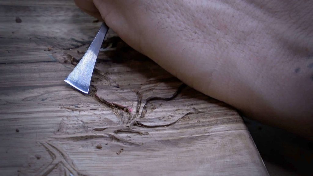 Real Gopher wood - Acacia- Olive Wood Woodcarving. How to Carve Box for a Bible with a Lily Flower