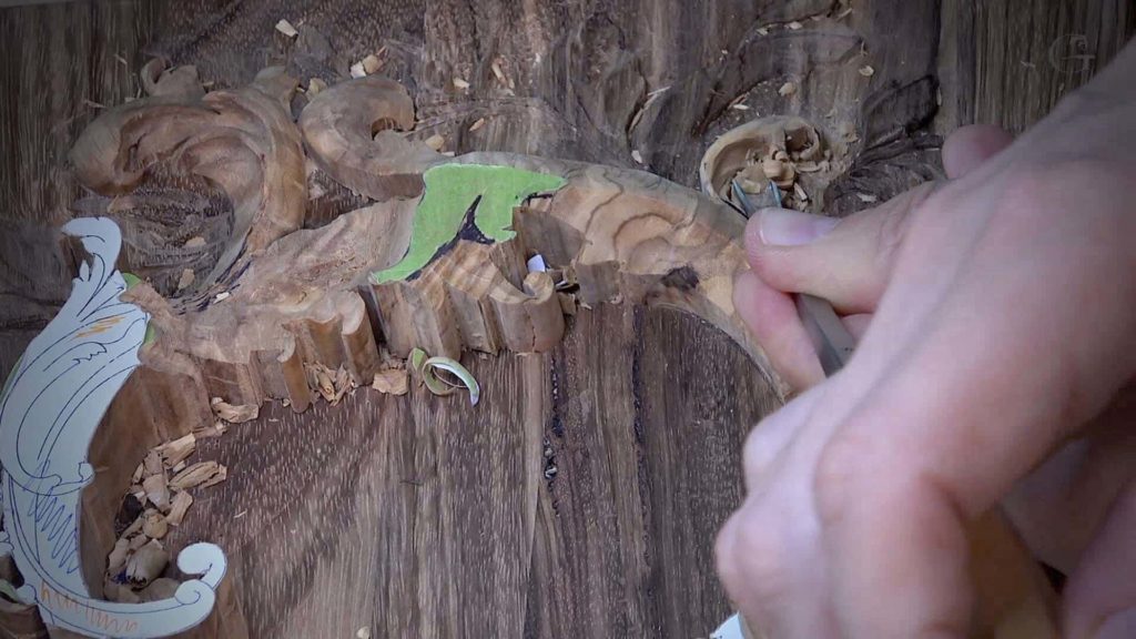 Real Gopher wood - Acacia- Olive Wood Woodcarving. How to Carve Box for a Bible with a Lily Flower