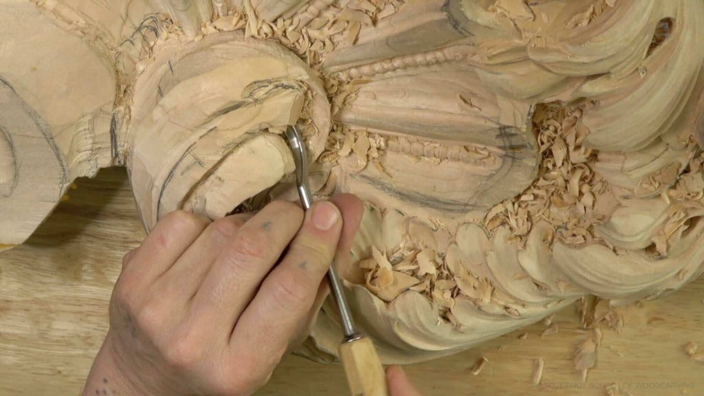 Wood Carving Course online - Carving Authentic Venice 15th Century room. It is all about being authentic to the original 15th-century wood carving. wood carving course wood carving courses decoy carving classes woodworking school cabinet making school wood carving supplies wood carving class wood carving school wood carving schools wood carving courses for beginners wood carving videos free wood carving lessons near me wood carving classes online wood carving schools wood carving workshops wood carving programs wood carving online shop Woodcarving, Wood Carving, Woodcarving School, School of Woodcarving, School of Wood Carving wood carving course wood carving courses decoy carving classes woodworking school cabinet making school wood carving supplies wood carving class wood carving school wood carving schools wood carving courses for beginners wood carving videos free wood carving lessons near me wood carving classes online wood carving schools wood carving workshops wood carving programs wood carving online shop https://www.instagram.com/woodcarvergrabovetskiy/ Design for Wood Carving is not the same as for Fine art or even Sculpture. Fine art is 2D World vs Sculpture and Wood carving is 3D world. Wood Carving is also a type of Sculpture. But if You compare a Clay Modeling and Wood Carving. Modeling clay is the art of ADDING ON and Wood Carving is an Art of DEDUCTION. And art of deduction is a little more complicating. You can deduct with Your Carving tool just a 1/16” too much and Your work is "gone with the wind”. To Design for wood carving We need to Think a little different. And the same questions should be always in our heads- What tools do I have and how I will carve what I am designing? How deep can my tool travel inside of my piece of wood and how it will turn. Design for Wood Carving is a science and it is based on a laws. During this Class we will discover some of the laws or Principles and answer a really important Design questions. The Law of Space. - How to emphasize parts of a Design - "The Big Idea" position in Space The Law of Main Movement - How to be "on the same page" with Human Brain. Baroque diagonal vs Sinister diagonal in Artistic Design. The Law of Armature- How to Structure over all Design and be “Kosher” (clean) in it. The Law of Golden Ratio - How to implement Fibonacci Sequence - the Art Secret for Pleasing Human eye The Law of Arabesque - How to implement Natural Flowing Movements in Design The Law of Rhythm in Design. How to apply what is known to Music world to Design for Wood Carving. Wood Carving Lessons Best Wood Carver in the World Wood Carving Master Classes Wood Carving Courses