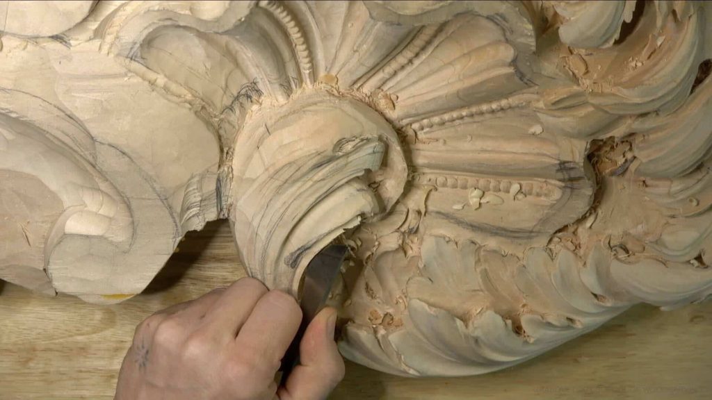 Wood Carving Course online - Carving Authentic Venice 15th Century room. It is all about being authentic to the original 15th-century wood carving. wood carving course wood carving courses decoy carving classes woodworking school cabinet making school wood carving supplies wood carving class wood carving school wood carving schools wood carving courses for beginners wood carving videos free wood carving lessons near me wood carving classes online wood carving schools wood carving workshops wood carving programs wood carving online shop Woodcarving, Wood Carving, Woodcarving School, School of Woodcarving, School of Wood Carving wood carving course wood carving courses decoy carving classes woodworking school cabinet making school wood carving supplies wood carving class wood carving school wood carving schools wood carving courses for beginners wood carving videos free wood carving lessons near me wood carving classes online wood carving schools wood carving workshops wood carving programs wood carving online shop https://www.instagram.com/woodcarvergrabovetskiy/ Design for Wood Carving is not the same as for Fine art or even Sculpture. Fine art is 2D World vs Sculpture and Wood carving is 3D world. Wood Carving is also a type of Sculpture. But if You compare a Clay Modeling and Wood Carving. Modeling clay is the art of ADDING ON and Wood Carving is an Art of DEDUCTION. And art of deduction is a little more complicating. You can deduct with Your Carving tool just a 1/16” too much and Your work is "gone with the wind”. To Design for wood carving We need to Think a little different. And the same questions should be always in our heads- What tools do I have and how I will carve what I am designing? How deep can my tool travel inside of my piece of wood and how it will turn. Design for Wood Carving is a science and it is based on a laws. During this Class we will discover some of the laws or Principles and answer a really important Design questions. The Law of Space. - How to emphasize parts of a Design - "The Big Idea" position in Space The Law of Main Movement - How to be "on the same page" with Human Brain. Baroque diagonal vs Sinister diagonal in Artistic Design. The Law of Armature- How to Structure over all Design and be “Kosher” (clean) in it. The Law of Golden Ratio - How to implement Fibonacci Sequence - the Art Secret for Pleasing Human eye The Law of Arabesque - How to implement Natural Flowing Movements in Design The Law of Rhythm in Design. How to apply what is known to Music world to Design for Wood Carving. Wood Carving Lessons Best Wood Carver in the World Wood Carving Master Classes Wood Carving Courses