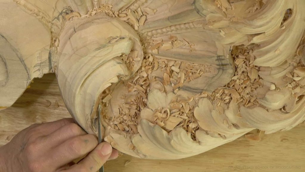 Wood Carving Course online - Carving Authentic Venice 15th Century room. It is all about being authentic to the original 15th-century wood carving. wood carving course wood carving courses decoy carving classes woodworking school cabinet making school wood carving supplies wood carving class wood carving school wood carving schools wood carving courses for beginners wood carving videos free wood carving lessons near me wood carving classes online wood carving schools wood carving workshops wood carving programs wood carving online shop Woodcarving, Wood Carving, Woodcarving School, School of Woodcarving, School of Wood Carving wood carving course wood carving courses decoy carving classes woodworking school cabinet making school wood carving supplies wood carving class wood carving school wood carving schools wood carving courses for beginners wood carving videos free wood carving lessons near me wood carving classes online wood carving schools wood carving workshops wood carving programs wood carving online shop https://www.instagram.com/woodcarvergrabovetskiy/ Design for Wood Carving is not the same as for Fine art or even Sculpture. Fine art is 2D World vs Sculpture and Wood carving is 3D world. Wood Carving is also a type of Sculpture. But if You compare a Clay Modeling and Wood Carving. Modeling clay is the art of ADDING ON and Wood Carving is an Art of DEDUCTION. And art of deduction is a little more complicating. You can deduct with Your Carving tool just a 1/16” too much and Your work is "gone with the wind”. To Design for wood carving We need to Think a little different. And the same questions should be always in our heads- What tools do I have and how I will carve what I am designing? How deep can my tool travel inside of my piece of wood and how it will turn. Design for Wood Carving is a science and it is based on a laws. During this Class we will discover some of the laws or Principles and answer a really important Design questions. The Law of Space. - How to emphasize parts of a Design - "The Big Idea" position in Space The Law of Main Movement - How to be "on the same page" with Human Brain. Baroque diagonal vs Sinister diagonal in Artistic Design. The Law of Armature- How to Structure over all Design and be “Kosher” (clean) in it. The Law of Golden Ratio - How to implement Fibonacci Sequence - the Art Secret for Pleasing Human eye The Law of Arabesque - How to implement Natural Flowing Movements in Design The Law of Rhythm in Design. How to apply what is known to Music world to Design for Wood Carving. Wood Carving Lessons Best Wood Carver in the World Wood Carving Master Classes Wood Carving Courses