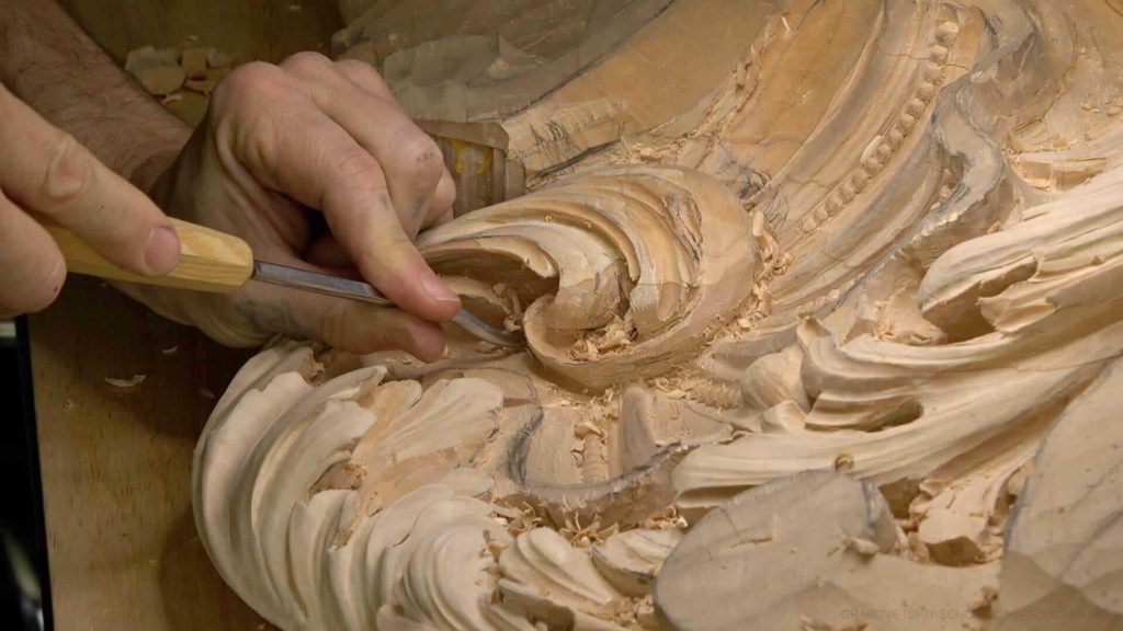 Wood Carving Course online - Carving Authentic Venice 15th Century room. It is all about being authentic to the original 15th-century wood carving. wood carving course wood carving courses decoy carving classes woodworking school cabinet making school wood carving supplies wood carving class wood carving school wood carving schools wood carving courses for beginners wood carving videos free wood carving lessons near me wood carving classes online wood carving schools wood carving workshops wood carving programs wood carving online shop Woodcarving, Wood Carving, Woodcarving School, School of Woodcarving, School of Wood Carving wood carving course wood carving courses decoy carving classes woodworking school cabinet making school wood carving supplies wood carving class wood carving school wood carving schools wood carving courses for beginners wood carving videos free wood carving lessons near me wood carving classes online wood carving schools wood carving workshops wood carving programs wood carving online shop https://www.instagram.com/woodcarvergrabovetskiy/ Design for Wood Carving is not the same as for Fine art or even Sculpture. Fine art is 2D World vs Sculpture and Wood carving is 3D world. Wood Carving is also a type of Sculpture. But if You compare a Clay Modeling and Wood Carving. Modeling clay is the art of ADDING ON and Wood Carving is an Art of DEDUCTION. And art of deduction is a little more complicating. You can deduct with Your Carving tool just a 1/16” too much and Your work is "gone with the wind”. To Design for wood carving We need to Think a little different. And the same questions should be always in our heads- What tools do I have and how I will carve what I am designing? How deep can my tool travel inside of my piece of wood and how it will turn. Design for Wood Carving is a science and it is based on a laws. During this Class we will discover some of the laws or Principles and answer a really important Design questions. The Law of Space. - How to emphasize parts of a Design - "The Big Idea" position in Space The Law of Main Movement - How to be "on the same page" with Human Brain. Baroque diagonal vs Sinister diagonal in Artistic Design. The Law of Armature- How to Structure over all Design and be “Kosher” (clean) in it. The Law of Golden Ratio - How to implement Fibonacci Sequence - the Art Secret for Pleasing Human eye The Law of Arabesque - How to implement Natural Flowing Movements in Design The Law of Rhythm in Design. How to apply what is known to Music world to Design for Wood Carving. Wood Carving Lessons Best Wood Carver in the World Wood Carving Master Classes Wood Carving Courses