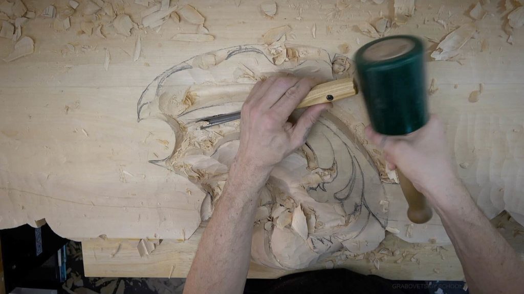 Wood Carving Course online - Carving Authentic Venice 15th Century room. It is all about being authentic to the original 15th-century wood carving. wood carving course wood carving courses decoy carving classes woodworking school cabinet making school wood carving supplies wood carving class wood carving school wood carving schools wood carving courses for beginners wood carving videos free wood carving lessons near me wood carving classes online wood carving schools wood carving workshops wood carving programs wood carving online shop Woodcarving, Wood Carving, Woodcarving School, School of Woodcarving, School of Wood Carving wood carving course wood carving courses decoy carving classes woodworking school cabinet making school wood carving supplies wood carving class wood carving school wood carving schools wood carving courses for beginners wood carving videos free wood carving lessons near me wood carving classes online wood carving schools wood carving workshops wood carving programs wood carving online shop https://www.instagram.com/woodcarvergrabovetskiy/ Design for Wood Carving is not the same as for Fine art or even Sculpture. Fine art is 2D World vs Sculpture and Wood carving is 3D world. Wood Carving is also a type of Sculpture. But if You compare a Clay Modeling and Wood Carving. Modeling clay is the art of ADDING ON and Wood Carving is an Art of DEDUCTION. And art of deduction is a little more complicating. You can deduct with Your Carving tool just a 1/16” too much and Your work is "gone with the wind”. To Design for wood carving We need to Think a little different. And the same questions should be always in our heads- What tools do I have and how I will carve what I am designing? How deep can my tool travel inside of my piece of wood and how it will turn. Design for Wood Carving is a science and it is based on a laws. During this Class we will discover some of the laws or Principles and answer a really important Design questions. The Law of Space. - How to emphasize parts of a Design - "The Big Idea" position in Space The Law of Main Movement - How to be "on the same page" with Human Brain. Baroque diagonal vs Sinister diagonal in Artistic Design. The Law of Armature- How to Structure over all Design and be “Kosher” (clean) in it. The Law of Golden Ratio - How to implement Fibonacci Sequence - the Art Secret for Pleasing Human eye The Law of Arabesque - How to implement Natural Flowing Movements in Design The Law of Rhythm in Design. How to apply what is known to Music world to Design for Wood Carving. Wood Carving Lessons Best Wood Carver in the World Wood Carving Master Classes Wood Carving Courses