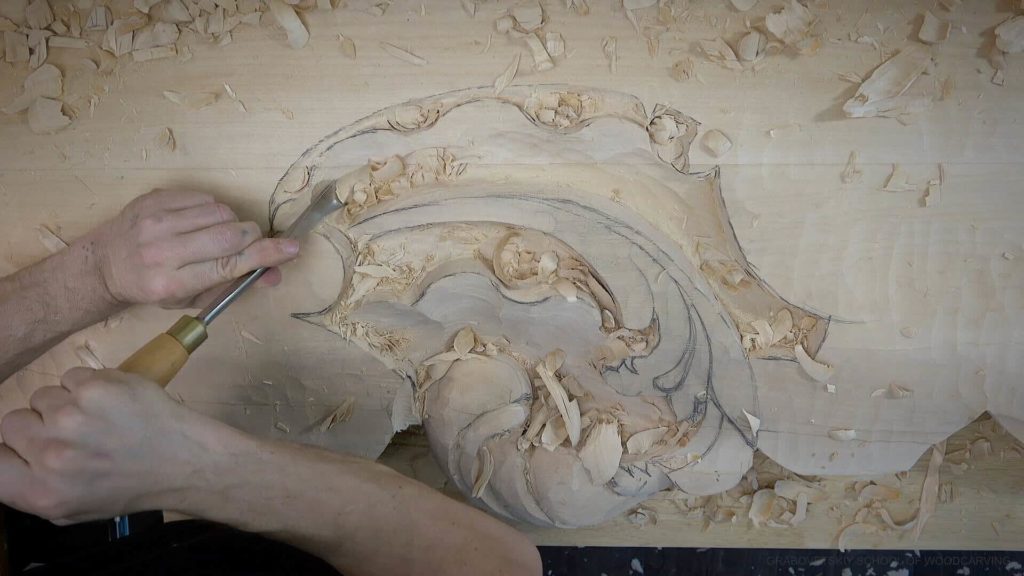 Wood Carving Course online - Carving Authentic Venice 15th Century room. It is all about being authentic to the original 15th-century wood carving. wood carving course wood carving courses decoy carving classes woodworking school cabinet making school wood carving supplies wood carving class wood carving school wood carving schools wood carving courses for beginners wood carving videos free wood carving lessons near me wood carving classes online wood carving schools wood carving workshops wood carving programs wood carving online shop Woodcarving, Wood Carving, Woodcarving School, School of Woodcarving, School of Wood Carving wood carving course wood carving courses decoy carving classes woodworking school cabinet making school wood carving supplies wood carving class wood carving school wood carving schools wood carving courses for beginners wood carving videos free wood carving lessons near me wood carving classes online wood carving schools wood carving workshops wood carving programs wood carving online shop https://www.instagram.com/woodcarvergrabovetskiy/ Design for Wood Carving is not the same as for Fine art or even Sculpture. Fine art is 2D World vs Sculpture and Wood carving is 3D world. Wood Carving is also a type of Sculpture. But if You compare a Clay Modeling and Wood Carving. Modeling clay is the art of ADDING ON and Wood Carving is an Art of DEDUCTION. And art of deduction is a little more complicating. You can deduct with Your Carving tool just a 1/16” too much and Your work is "gone with the wind”. To Design for wood carving We need to Think a little different. And the same questions should be always in our heads- What tools do I have and how I will carve what I am designing? How deep can my tool travel inside of my piece of wood and how it will turn. Design for Wood Carving is a science and it is based on a laws. During this Class we will discover some of the laws or Principles and answer a really important Design questions. The Law of Space. - How to emphasize parts of a Design - "The Big Idea" position in Space The Law of Main Movement - How to be "on the same page" with Human Brain. Baroque diagonal vs Sinister diagonal in Artistic Design. The Law of Armature- How to Structure over all Design and be “Kosher” (clean) in it. The Law of Golden Ratio - How to implement Fibonacci Sequence - the Art Secret for Pleasing Human eye The Law of Arabesque - How to implement Natural Flowing Movements in Design The Law of Rhythm in Design. How to apply what is known to Music world to Design for Wood Carving. Wood Carving Lessons Best Wood Carver in the World Wood Carving Master Classes Wood Carving Courses