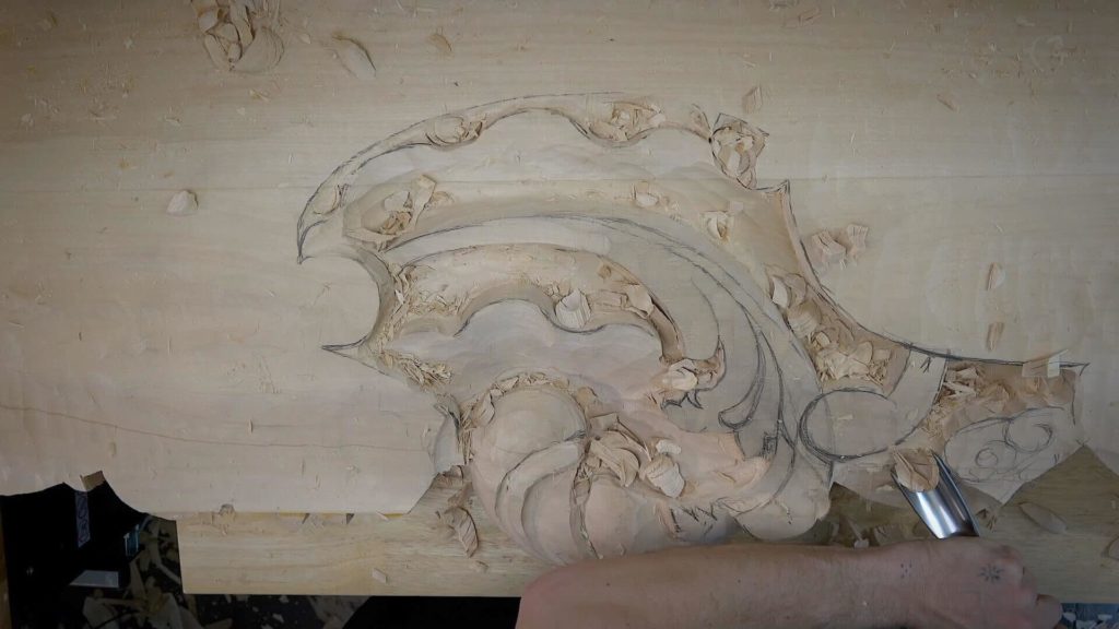 Wood Carving Course online - Carving Authentic Venice 15th Century room. It is all about being authentic to the original 15th-century wood carving. wood carving course wood carving courses decoy carving classes woodworking school cabinet making school wood carving supplies wood carving class wood carving school wood carving schools wood carving courses for beginners wood carving videos free wood carving lessons near me wood carving classes online wood carving schools wood carving workshops wood carving programs wood carving online shop Woodcarving, Wood Carving, Woodcarving School, School of Woodcarving, School of Wood Carving wood carving course wood carving courses decoy carving classes woodworking school cabinet making school wood carving supplies wood carving class wood carving school wood carving schools wood carving courses for beginners wood carving videos free wood carving lessons near me wood carving classes online wood carving schools wood carving workshops wood carving programs wood carving online shop https://www.instagram.com/woodcarvergrabovetskiy/ Design for Wood Carving is not the same as for Fine art or even Sculpture. Fine art is 2D World vs Sculpture and Wood carving is 3D world. Wood Carving is also a type of Sculpture. But if You compare a Clay Modeling and Wood Carving. Modeling clay is the art of ADDING ON and Wood Carving is an Art of DEDUCTION. And art of deduction is a little more complicating. You can deduct with Your Carving tool just a 1/16” too much and Your work is "gone with the wind”. To Design for wood carving We need to Think a little different. And the same questions should be always in our heads- What tools do I have and how I will carve what I am designing? How deep can my tool travel inside of my piece of wood and how it will turn. Design for Wood Carving is a science and it is based on a laws. During this Class we will discover some of the laws or Principles and answer a really important Design questions. The Law of Space. - How to emphasize parts of a Design - "The Big Idea" position in Space The Law of Main Movement - How to be "on the same page" with Human Brain. Baroque diagonal vs Sinister diagonal in Artistic Design. The Law of Armature- How to Structure over all Design and be “Kosher” (clean) in it. The Law of Golden Ratio - How to implement Fibonacci Sequence - the Art Secret for Pleasing Human eye The Law of Arabesque - How to implement Natural Flowing Movements in Design The Law of Rhythm in Design. How to apply what is known to Music world to Design for Wood Carving. Wood Carving Lessons Best Wood Carver in the World Wood Carving Master Classes Wood Carving Courses