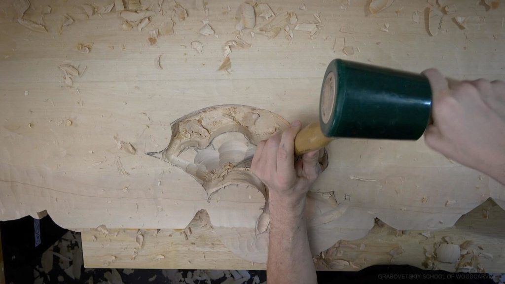 Wood Carving Course online - Carving Authentic Venice 15th Century room. It is all about being authentic to the original 15th-century wood carving. wood carving course wood carving courses decoy carving classes woodworking school cabinet making school wood carving supplies wood carving class wood carving school wood carving schools wood carving courses for beginners wood carving videos free wood carving lessons near me wood carving classes online wood carving schools wood carving workshops wood carving programs wood carving online shop Woodcarving, Wood Carving, Woodcarving School, School of Woodcarving, School of Wood Carving wood carving course wood carving courses decoy carving classes woodworking school cabinet making school wood carving supplies wood carving class wood carving school wood carving schools wood carving courses for beginners wood carving videos free wood carving lessons near me wood carving classes online wood carving schools wood carving workshops wood carving programs wood carving online shop https://www.instagram.com/woodcarvergrabovetskiy/ Design for Wood Carving is not the same as for Fine art or even Sculpture. Fine art is 2D World vs Sculpture and Wood carving is 3D world. Wood Carving is also a type of Sculpture. But if You compare a Clay Modeling and Wood Carving. Modeling clay is the art of ADDING ON and Wood Carving is an Art of DEDUCTION. And art of deduction is a little more complicating. You can deduct with Your Carving tool just a 1/16” too much and Your work is "gone with the wind”. To Design for wood carving We need to Think a little different. And the same questions should be always in our heads- What tools do I have and how I will carve what I am designing? How deep can my tool travel inside of my piece of wood and how it will turn. Design for Wood Carving is a science and it is based on a laws. During this Class we will discover some of the laws or Principles and answer a really important Design questions. The Law of Space. - How to emphasize parts of a Design - "The Big Idea" position in Space The Law of Main Movement - How to be "on the same page" with Human Brain. Baroque diagonal vs Sinister diagonal in Artistic Design. The Law of Armature- How to Structure over all Design and be “Kosher” (clean) in it. The Law of Golden Ratio - How to implement Fibonacci Sequence - the Art Secret for Pleasing Human eye The Law of Arabesque - How to implement Natural Flowing Movements in Design The Law of Rhythm in Design. How to apply what is known to Music world to Design for Wood Carving. Wood Carving Lessons Best Wood Carver in the World Wood Carving Master Classes Wood Carving Courses