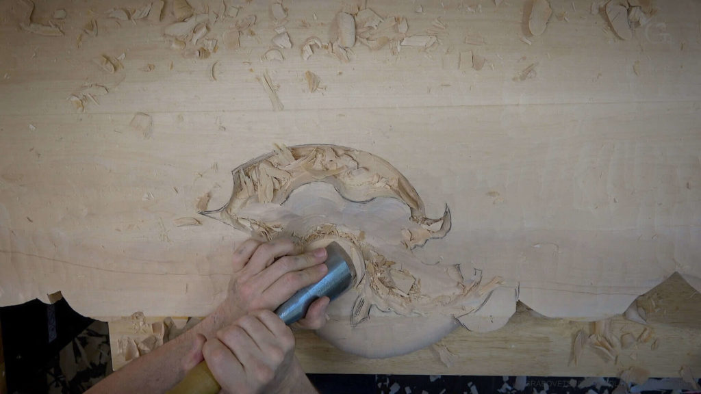 Wood Carving Course online - Carving Authentic Venice 15th Century room. It is all about being authentic to the original 15th-century wood carving. wood carving course wood carving courses decoy carving classes woodworking school cabinet making school wood carving supplies wood carving class wood carving school wood carving schools wood carving courses for beginners wood carving videos free wood carving lessons near me wood carving classes online wood carving schools wood carving workshops wood carving programs wood carving online shop Woodcarving, Wood Carving, Woodcarving School, School of Woodcarving, School of Wood Carving wood carving course wood carving courses decoy carving classes woodworking school cabinet making school wood carving supplies wood carving class wood carving school wood carving schools wood carving courses for beginners wood carving videos free wood carving lessons near me wood carving classes online wood carving schools wood carving workshops wood carving programs wood carving online shop https://www.instagram.com/woodcarvergrabovetskiy/ Design for Wood Carving is not the same as for Fine art or even Sculpture. Fine art is 2D World vs Sculpture and Wood carving is 3D world. Wood Carving is also a type of Sculpture. But if You compare a Clay Modeling and Wood Carving. Modeling clay is the art of ADDING ON and Wood Carving is an Art of DEDUCTION. And art of deduction is a little more complicating. You can deduct with Your Carving tool just a 1/16” too much and Your work is "gone with the wind”. To Design for wood carving We need to Think a little different. And the same questions should be always in our heads- What tools do I have and how I will carve what I am designing? How deep can my tool travel inside of my piece of wood and how it will turn. Design for Wood Carving is a science and it is based on a laws. During this Class we will discover some of the laws or Principles and answer a really important Design questions. The Law of Space. - How to emphasize parts of a Design - "The Big Idea" position in Space The Law of Main Movement - How to be "on the same page" with Human Brain. Baroque diagonal vs Sinister diagonal in Artistic Design. The Law of Armature- How to Structure over all Design and be “Kosher” (clean) in it. The Law of Golden Ratio - How to implement Fibonacci Sequence - the Art Secret for Pleasing Human eye The Law of Arabesque - How to implement Natural Flowing Movements in Design The Law of Rhythm in Design. How to apply what is known to Music world to Design for Wood Carving. Wood Carving Lessons Best Wood Carver in the World Wood Carving Master Classes Wood Carving Courses