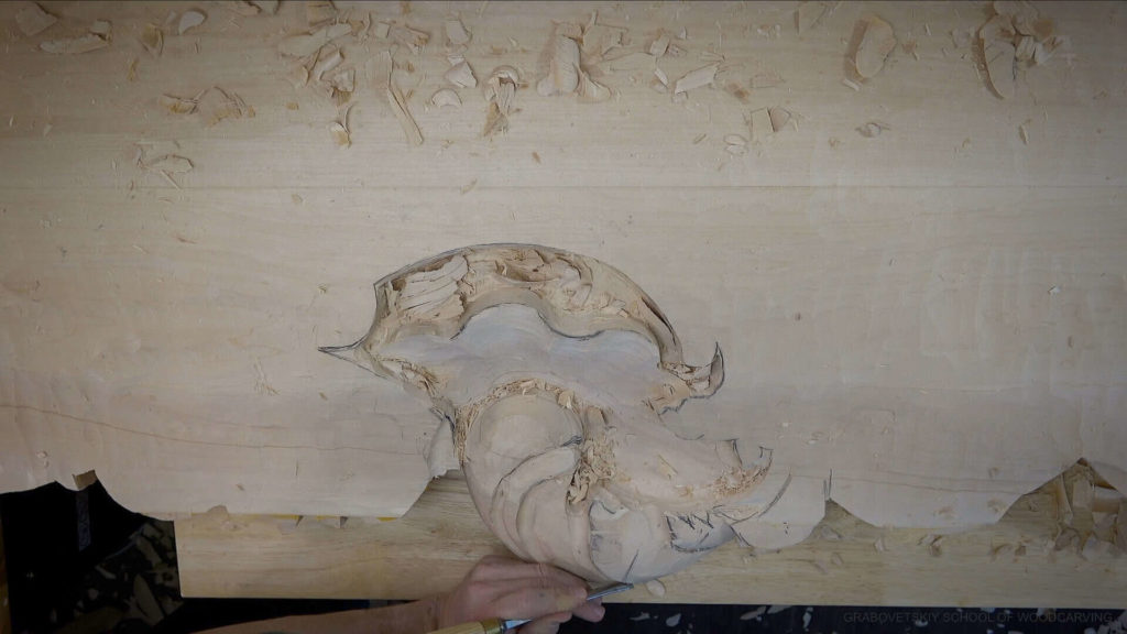 Wood Carving Course online - Carving Authentic Venice 15th Century room. It is all about being authentic to the original 15th-century wood carving. wood carving course wood carving courses decoy carving classes woodworking school cabinet making school wood carving supplies wood carving class wood carving school wood carving schools wood carving courses for beginners wood carving videos free wood carving lessons near me wood carving classes online wood carving schools wood carving workshops wood carving programs wood carving online shop Woodcarving, Wood Carving, Woodcarving School, School of Woodcarving, School of Wood Carving wood carving course wood carving courses decoy carving classes woodworking school cabinet making school wood carving supplies wood carving class wood carving school wood carving schools wood carving courses for beginners wood carving videos free wood carving lessons near me wood carving classes online wood carving schools wood carving workshops wood carving programs wood carving online shop https://www.instagram.com/woodcarvergrabovetskiy/ Design for Wood Carving is not the same as for Fine art or even Sculpture. Fine art is 2D World vs Sculpture and Wood carving is 3D world. Wood Carving is also a type of Sculpture. But if You compare a Clay Modeling and Wood Carving. Modeling clay is the art of ADDING ON and Wood Carving is an Art of DEDUCTION. And art of deduction is a little more complicating. You can deduct with Your Carving tool just a 1/16” too much and Your work is "gone with the wind”. To Design for wood carving We need to Think a little different. And the same questions should be always in our heads- What tools do I have and how I will carve what I am designing? How deep can my tool travel inside of my piece of wood and how it will turn. Design for Wood Carving is a science and it is based on a laws. During this Class we will discover some of the laws or Principles and answer a really important Design questions. The Law of Space. - How to emphasize parts of a Design - "The Big Idea" position in Space The Law of Main Movement - How to be "on the same page" with Human Brain. Baroque diagonal vs Sinister diagonal in Artistic Design. The Law of Armature- How to Structure over all Design and be “Kosher” (clean) in it. The Law of Golden Ratio - How to implement Fibonacci Sequence - the Art Secret for Pleasing Human eye The Law of Arabesque - How to implement Natural Flowing Movements in Design The Law of Rhythm in Design. How to apply what is known to Music world to Design for Wood Carving. Wood Carving Lessons Best Wood Carver in the World Wood Carving Master Classes Wood Carving Courses