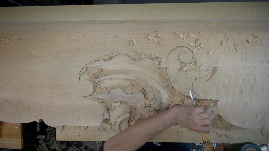 Wood Carving Course online - Carving Authentic Venice 15th Century room. It is all about being authentic to the original 15th-century wood carving. wood carving course wood carving courses decoy carving classes woodworking school cabinet making school wood carving supplies wood carving class wood carving school wood carving schools wood carving courses for beginners wood carving videos free wood carving lessons near me wood carving classes online wood carving schools wood carving workshops wood carving programs wood carving online shop Woodcarving, Wood Carving, Woodcarving School, School of Woodcarving, School of Wood Carving wood carving course wood carving courses decoy carving classes woodworking school cabinet making school wood carving supplies wood carving class wood carving school wood carving schools wood carving courses for beginners wood carving videos free wood carving lessons near me wood carving classes online wood carving schools wood carving workshops wood carving programs wood carving online shop https://www.instagram.com/woodcarvergrabovetskiy/ Design for Wood Carving is not the same as for Fine art or even Sculpture. Fine art is 2D World vs Sculpture and Wood carving is 3D world. Wood Carving is also a type of Sculpture. But if You compare a Clay Modeling and Wood Carving. Modeling clay is the art of ADDING ON and Wood Carving is an Art of DEDUCTION. And art of deduction is a little more complicating. You can deduct with Your Carving tool just a 1/16” too much and Your work is "gone with the wind”. To Design for wood carving We need to Think a little different. And the same questions should be always in our heads- What tools do I have and how I will carve what I am designing? How deep can my tool travel inside of my piece of wood and how it will turn. Design for Wood Carving is a science and it is based on a laws. During this Class we will discover some of the laws or Principles and answer a really important Design questions. The Law of Space. - How to emphasize parts of a Design - "The Big Idea" position in Space The Law of Main Movement - How to be "on the same page" with Human Brain. Baroque diagonal vs Sinister diagonal in Artistic Design. The Law of Armature- How to Structure over all Design and be “Kosher” (clean) in it. The Law of Golden Ratio - How to implement Fibonacci Sequence - the Art Secret for Pleasing Human eye The Law of Arabesque - How to implement Natural Flowing Movements in Design The Law of Rhythm in Design. How to apply what is known to Music world to Design for Wood Carving. Wood Carving Lessons Best Wood Carver in the World Wood Carving Master Classes Wood Carving Courses