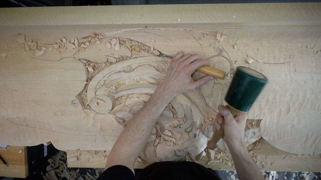 Wood Carving Course online - Carving Authentic Venice 15th Century room. It is all about being authentic to the original 15th-century wood carving. wood carving course wood carving courses decoy carving classes woodworking school cabinet making school wood carving supplies wood carving class wood carving school wood carving schools wood carving courses for beginners wood carving videos free wood carving lessons near me wood carving classes online wood carving schools wood carving workshops wood carving programs wood carving online shop Woodcarving, Wood Carving, Woodcarving School, School of Woodcarving, School of Wood Carving wood carving course wood carving courses decoy carving classes woodworking school cabinet making school wood carving supplies wood carving class wood carving school wood carving schools wood carving courses for beginners wood carving videos free wood carving lessons near me wood carving classes online wood carving schools wood carving workshops wood carving programs wood carving online shop https://www.instagram.com/woodcarvergrabovetskiy/ Design for Wood Carving is not the same as for Fine art or even Sculpture. Fine art is 2D World vs Sculpture and Wood carving is 3D world. Wood Carving is also a type of Sculpture. But if You compare a Clay Modeling and Wood Carving. Modeling clay is the art of ADDING ON and Wood Carving is an Art of DEDUCTION. And art of deduction is a little more complicating. You can deduct with Your Carving tool just a 1/16” too much and Your work is "gone with the wind”. To Design for wood carving We need to Think a little different. And the same questions should be always in our heads- What tools do I have and how I will carve what I am designing? How deep can my tool travel inside of my piece of wood and how it will turn. Design for Wood Carving is a science and it is based on a laws. During this Class we will discover some of the laws or Principles and answer a really important Design questions. The Law of Space. - How to emphasize parts of a Design - "The Big Idea" position in Space The Law of Main Movement - How to be "on the same page" with Human Brain. Baroque diagonal vs Sinister diagonal in Artistic Design. The Law of Armature- How to Structure over all Design and be “Kosher” (clean) in it. The Law of Golden Ratio - How to implement Fibonacci Sequence - the Art Secret for Pleasing Human eye The Law of Arabesque - How to implement Natural Flowing Movements in Design The Law of Rhythm in Design. How to apply what is known to Music world to Design for Wood Carving. Wood Carving Lessons Best Wood Carver in the World Wood Carving Master Classes Wood Carving Courses