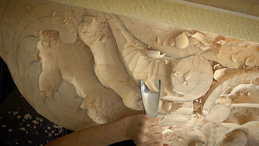 Wood Carving Course online - Carving Authentic Venice 15th Century room. It is all about being authentic to the original 15th-century wood carving. wood carving course wood carving courses decoy carving classes woodworking school cabinet making school wood carving supplies wood carving class wood carving school wood carving schools wood carving courses for beginners wood carving videos free wood carving lessons near me wood carving classes online wood carving schools wood carving workshops wood carving programs wood carving online shop Woodcarving, Wood Carving, Woodcarving School, School of Woodcarving, School of Wood Carving wood carving course wood carving courses decoy carving classes woodworking school cabinet making school wood carving supplies wood carving class wood carving school wood carving schools wood carving courses for beginners wood carving videos free wood carving lessons near me wood carving classes online wood carving schools wood carving workshops wood carving programs wood carving online shop https://www.instagram.com/woodcarvergrabovetskiy/ Design for Wood Carving is not the same as for Fine art or even Sculpture. Fine art is 2D World vs Sculpture and Wood carving is 3D world. Wood Carving is also a type of Sculpture. But if You compare a Clay Modeling and Wood Carving. Modeling clay is the art of ADDING ON and Wood Carving is an Art of DEDUCTION. And art of deduction is a little more complicating. You can deduct with Your Carving tool just a 1/16” too much and Your work is "gone with the wind”. To Design for wood carving We need to Think a little different. And the same questions should be always in our heads- What tools do I have and how I will carve what I am designing? How deep can my tool travel inside of my piece of wood and how it will turn. Design for Wood Carving is a science and it is based on a laws. During this Class we will discover some of the laws or Principles and answer a really important Design questions. The Law of Space. - How to emphasize parts of a Design - "The Big Idea" position in Space The Law of Main Movement - How to be "on the same page" with Human Brain. Baroque diagonal vs Sinister diagonal in Artistic Design. The Law of Armature- How to Structure over all Design and be “Kosher” (clean) in it. The Law of Golden Ratio - How to implement Fibonacci Sequence - the Art Secret for Pleasing Human eye The Law of Arabesque - How to implement Natural Flowing Movements in Design The Law of Rhythm in Design. How to apply what is known to Music world to Design for Wood Carving. Wood Carving Lessons Best Wood Carver in the World Wood Carving Master Classes Wood Carving Courses
