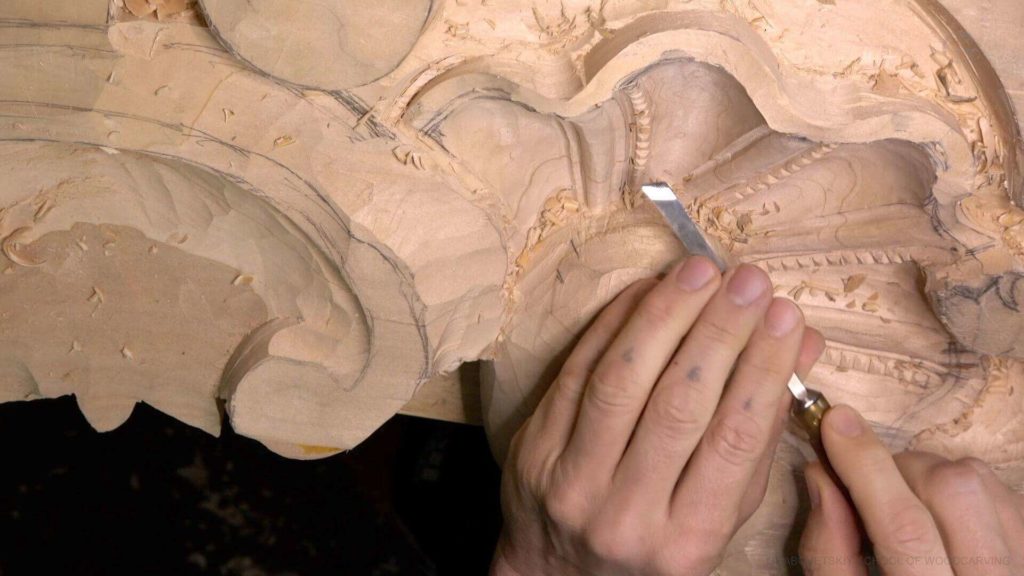 Wood Carving Course online - Carving Authentic Venice 15th Century room. It is all about being authentic to the original 15th-century wood carving. wood carving course wood carving courses decoy carving classes woodworking school cabinet making school wood carving supplies wood carving class wood carving school wood carving schools wood carving courses for beginners wood carving videos free wood carving lessons near me wood carving classes online wood carving schools wood carving workshops wood carving programs wood carving online shop Woodcarving, Wood Carving, Woodcarving School, School of Woodcarving, School of Wood Carving wood carving course wood carving courses decoy carving classes woodworking school cabinet making school wood carving supplies wood carving class wood carving school wood carving schools wood carving courses for beginners wood carving videos free wood carving lessons near me wood carving classes online wood carving schools wood carving workshops wood carving programs wood carving online shop https://www.instagram.com/woodcarvergrabovetskiy/ Design for Wood Carving is not the same as for Fine art or even Sculpture. Fine art is 2D World vs Sculpture and Wood carving is 3D world. Wood Carving is also a type of Sculpture. But if You compare a Clay Modeling and Wood Carving. Modeling clay is the art of ADDING ON and Wood Carving is an Art of DEDUCTION. And art of deduction is a little more complicating. You can deduct with Your Carving tool just a 1/16” too much and Your work is "gone with the wind”. To Design for wood carving We need to Think a little different. And the same questions should be always in our heads- What tools do I have and how I will carve what I am designing? How deep can my tool travel inside of my piece of wood and how it will turn. Design for Wood Carving is a science and it is based on a laws. During this Class we will discover some of the laws or Principles and answer a really important Design questions. The Law of Space. - How to emphasize parts of a Design - "The Big Idea" position in Space The Law of Main Movement - How to be "on the same page" with Human Brain. Baroque diagonal vs Sinister diagonal in Artistic Design. The Law of Armature- How to Structure over all Design and be “Kosher” (clean) in it. The Law of Golden Ratio - How to implement Fibonacci Sequence - the Art Secret for Pleasing Human eye The Law of Arabesque - How to implement Natural Flowing Movements in Design The Law of Rhythm in Design. How to apply what is known to Music world to Design for Wood Carving. Wood Carving Lessons Best Wood Carver in the World Wood Carving Master Classes Wood Carving Courses
