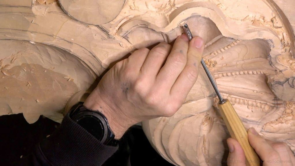 Wood Carving Course online - Carving Authentic Venice 15th Century room. It is all about being authentic to the original 15th-century wood carving. wood carving course wood carving courses decoy carving classes woodworking school cabinet making school wood carving supplies wood carving class wood carving school wood carving schools wood carving courses for beginners wood carving videos free wood carving lessons near me wood carving classes online wood carving schools wood carving workshops wood carving programs wood carving online shop Woodcarving, Wood Carving, Woodcarving School, School of Woodcarving, School of Wood Carving wood carving course wood carving courses decoy carving classes woodworking school cabinet making school wood carving supplies wood carving class wood carving school wood carving schools wood carving courses for beginners wood carving videos free wood carving lessons near me wood carving classes online wood carving schools wood carving workshops wood carving programs wood carving online shop https://www.instagram.com/woodcarvergrabovetskiy/ Design for Wood Carving is not the same as for Fine art or even Sculpture. Fine art is 2D World vs Sculpture and Wood carving is 3D world. Wood Carving is also a type of Sculpture. But if You compare a Clay Modeling and Wood Carving. Modeling clay is the art of ADDING ON and Wood Carving is an Art of DEDUCTION. And art of deduction is a little more complicating. You can deduct with Your Carving tool just a 1/16” too much and Your work is "gone with the wind”. To Design for wood carving We need to Think a little different. And the same questions should be always in our heads- What tools do I have and how I will carve what I am designing? How deep can my tool travel inside of my piece of wood and how it will turn. Design for Wood Carving is a science and it is based on a laws. During this Class we will discover some of the laws or Principles and answer a really important Design questions. The Law of Space. - How to emphasize parts of a Design - "The Big Idea" position in Space The Law of Main Movement - How to be "on the same page" with Human Brain. Baroque diagonal vs Sinister diagonal in Artistic Design. The Law of Armature- How to Structure over all Design and be “Kosher” (clean) in it. The Law of Golden Ratio - How to implement Fibonacci Sequence - the Art Secret for Pleasing Human eye The Law of Arabesque - How to implement Natural Flowing Movements in Design The Law of Rhythm in Design. How to apply what is known to Music world to Design for Wood Carving. Wood Carving Lessons Best Wood Carver in the World Wood Carving Master Classes Wood Carving Courses