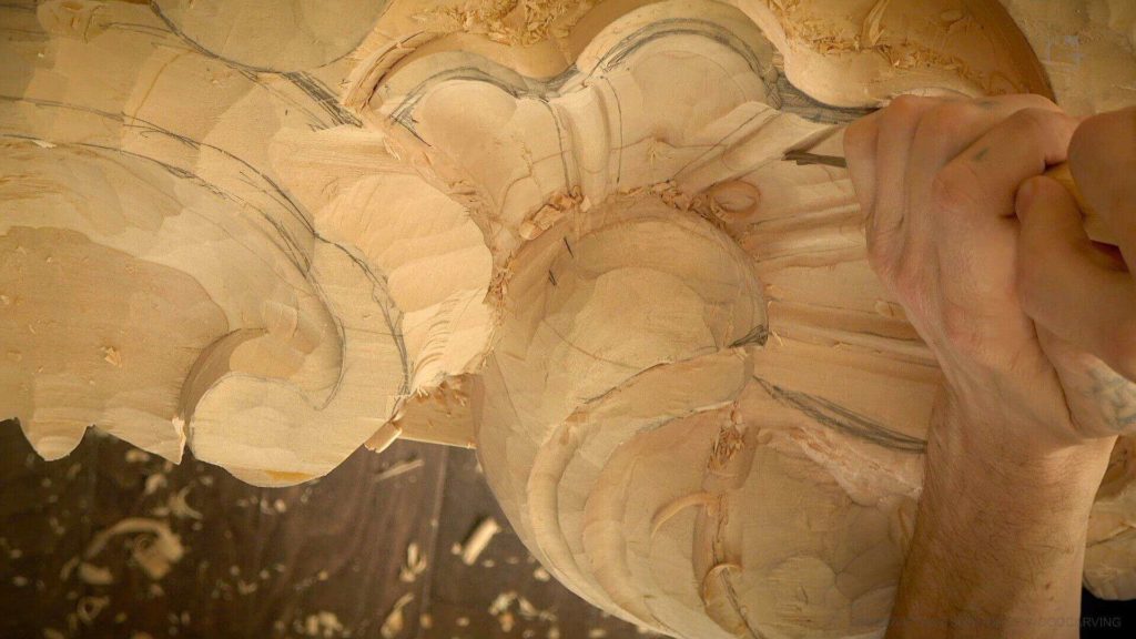 Wood Carving Course online - Carving Authentic Venice 15th Century room. It is all about being authentic to the original 15th-century wood carving. wood carving course wood carving courses decoy carving classes woodworking school cabinet making school wood carving supplies wood carving class wood carving school wood carving schools wood carving courses for beginners wood carving videos free wood carving lessons near me wood carving classes online wood carving schools wood carving workshops wood carving programs wood carving online shop Woodcarving, Wood Carving, Woodcarving School, School of Woodcarving, School of Wood Carving wood carving course wood carving courses decoy carving classes woodworking school cabinet making school wood carving supplies wood carving class wood carving school wood carving schools wood carving courses for beginners wood carving videos free wood carving lessons near me wood carving classes online wood carving schools wood carving workshops wood carving programs wood carving online shop https://www.instagram.com/woodcarvergrabovetskiy/ Design for Wood Carving is not the same as for Fine art or even Sculpture. Fine art is 2D World vs Sculpture and Wood carving is 3D world. Wood Carving is also a type of Sculpture. But if You compare a Clay Modeling and Wood Carving. Modeling clay is the art of ADDING ON and Wood Carving is an Art of DEDUCTION. And art of deduction is a little more complicating. You can deduct with Your Carving tool just a 1/16” too much and Your work is "gone with the wind”. To Design for wood carving We need to Think a little different. And the same questions should be always in our heads- What tools do I have and how I will carve what I am designing? How deep can my tool travel inside of my piece of wood and how it will turn. Design for Wood Carving is a science and it is based on a laws. During this Class we will discover some of the laws or Principles and answer a really important Design questions. The Law of Space. - How to emphasize parts of a Design - "The Big Idea" position in Space The Law of Main Movement - How to be "on the same page" with Human Brain. Baroque diagonal vs Sinister diagonal in Artistic Design. The Law of Armature- How to Structure over all Design and be “Kosher” (clean) in it. The Law of Golden Ratio - How to implement Fibonacci Sequence - the Art Secret for Pleasing Human eye The Law of Arabesque - How to implement Natural Flowing Movements in Design The Law of Rhythm in Design. How to apply what is known to Music world to Design for Wood Carving. Wood Carving Lessons Best Wood Carver in the World Wood Carving Master Classes Wood Carving Courses