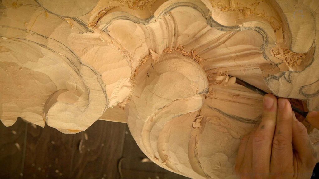 Wood Carving Course online - Carving Authentic Venice 15th Century room. It is all about being authentic to the original 15th-century wood carving. wood carving course wood carving courses decoy carving classes woodworking school cabinet making school wood carving supplies wood carving class wood carving school wood carving schools wood carving courses for beginners wood carving videos free wood carving lessons near me wood carving classes online wood carving schools wood carving workshops wood carving programs wood carving online shop Woodcarving, Wood Carving, Woodcarving School, School of Woodcarving, School of Wood Carving wood carving course wood carving courses decoy carving classes woodworking school cabinet making school wood carving supplies wood carving class wood carving school wood carving schools wood carving courses for beginners wood carving videos free wood carving lessons near me wood carving classes online wood carving schools wood carving workshops wood carving programs wood carving online shop https://www.instagram.com/woodcarvergrabovetskiy/ Design for Wood Carving is not the same as for Fine art or even Sculpture. Fine art is 2D World vs Sculpture and Wood carving is 3D world. Wood Carving is also a type of Sculpture. But if You compare a Clay Modeling and Wood Carving. Modeling clay is the art of ADDING ON and Wood Carving is an Art of DEDUCTION. And art of deduction is a little more complicating. You can deduct with Your Carving tool just a 1/16” too much and Your work is "gone with the wind”. To Design for wood carving We need to Think a little different. And the same questions should be always in our heads- What tools do I have and how I will carve what I am designing? How deep can my tool travel inside of my piece of wood and how it will turn. Design for Wood Carving is a science and it is based on a laws. During this Class we will discover some of the laws or Principles and answer a really important Design questions. The Law of Space. - How to emphasize parts of a Design - "The Big Idea" position in Space The Law of Main Movement - How to be "on the same page" with Human Brain. Baroque diagonal vs Sinister diagonal in Artistic Design. The Law of Armature- How to Structure over all Design and be “Kosher” (clean) in it. The Law of Golden Ratio - How to implement Fibonacci Sequence - the Art Secret for Pleasing Human eye The Law of Arabesque - How to implement Natural Flowing Movements in Design The Law of Rhythm in Design. How to apply what is known to Music world to Design for Wood Carving. Wood Carving Lessons Best Wood Carver in the World Wood Carving Master Classes Wood Carving Courses