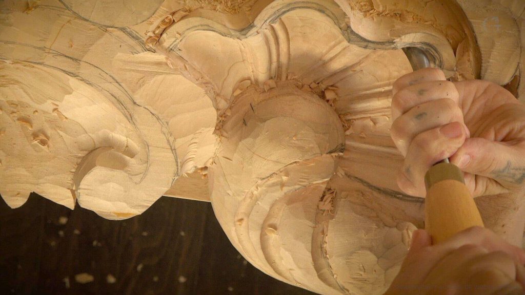 Wood Carving Course online - Carving Authentic Venice 15th Century room. It is all about being authentic to the original 15th-century wood carving. wood carving course wood carving courses decoy carving classes woodworking school cabinet making school wood carving supplies wood carving class wood carving school wood carving schools wood carving courses for beginners wood carving videos free wood carving lessons near me wood carving classes online wood carving schools wood carving workshops wood carving programs wood carving online shop Woodcarving, Wood Carving, Woodcarving School, School of Woodcarving, School of Wood Carving wood carving course wood carving courses decoy carving classes woodworking school cabinet making school wood carving supplies wood carving class wood carving school wood carving schools wood carving courses for beginners wood carving videos free wood carving lessons near me wood carving classes online wood carving schools wood carving workshops wood carving programs wood carving online shop https://www.instagram.com/woodcarvergrabovetskiy/ Design for Wood Carving is not the same as for Fine art or even Sculpture. Fine art is 2D World vs Sculpture and Wood carving is 3D world. Wood Carving is also a type of Sculpture. But if You compare a Clay Modeling and Wood Carving. Modeling clay is the art of ADDING ON and Wood Carving is an Art of DEDUCTION. And art of deduction is a little more complicating. You can deduct with Your Carving tool just a 1/16” too much and Your work is "gone with the wind”. To Design for wood carving We need to Think a little different. And the same questions should be always in our heads- What tools do I have and how I will carve what I am designing? How deep can my tool travel inside of my piece of wood and how it will turn. Design for Wood Carving is a science and it is based on a laws. During this Class we will discover some of the laws or Principles and answer a really important Design questions. The Law of Space. - How to emphasize parts of a Design - "The Big Idea" position in Space The Law of Main Movement - How to be "on the same page" with Human Brain. Baroque diagonal vs Sinister diagonal in Artistic Design. The Law of Armature- How to Structure over all Design and be “Kosher” (clean) in it. The Law of Golden Ratio - How to implement Fibonacci Sequence - the Art Secret for Pleasing Human eye The Law of Arabesque - How to implement Natural Flowing Movements in Design The Law of Rhythm in Design. How to apply what is known to Music world to Design for Wood Carving. Wood Carving Lessons Best Wood Carver in the World Wood Carving Master Classes Wood Carving Courses