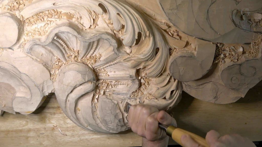 Wood Carving Course online - Carving Authentic Venice 15th Century room. It is all about being authentic to the original 15th-century wood carving. wood carving course wood carving courses decoy carving classes woodworking school cabinet making school wood carving supplies wood carving class wood carving school wood carving schools wood carving courses for beginners wood carving videos free wood carving lessons near me wood carving classes online wood carving schools wood carving workshops wood carving programs wood carving online shop Woodcarving, Wood Carving, Woodcarving School, School of Woodcarving, School of Wood Carving wood carving course wood carving courses decoy carving classes woodworking school cabinet making school wood carving supplies wood carving class wood carving school wood carving schools wood carving courses for beginners wood carving videos free wood carving lessons near me wood carving classes online wood carving schools wood carving workshops wood carving programs wood carving online shop https://www.instagram.com/woodcarvergrabovetskiy/ Design for Wood Carving is not the same as for Fine art or even Sculpture. Fine art is 2D World vs Sculpture and Wood carving is 3D world. Wood Carving is also a type of Sculpture. But if You compare a Clay Modeling and Wood Carving. Modeling clay is the art of ADDING ON and Wood Carving is an Art of DEDUCTION. And art of deduction is a little more complicating. You can deduct with Your Carving tool just a 1/16” too much and Your work is "gone with the wind”. To Design for wood carving We need to Think a little different. And the same questions should be always in our heads- What tools do I have and how I will carve what I am designing? How deep can my tool travel inside of my piece of wood and how it will turn. Design for Wood Carving is a science and it is based on a laws. During this Class we will discover some of the laws or Principles and answer a really important Design questions. The Law of Space. - How to emphasize parts of a Design - "The Big Idea" position in Space The Law of Main Movement - How to be "on the same page" with Human Brain. Baroque diagonal vs Sinister diagonal in Artistic Design. The Law of Armature- How to Structure over all Design and be “Kosher” (clean) in it. The Law of Golden Ratio - How to implement Fibonacci Sequence - the Art Secret for Pleasing Human eye The Law of Arabesque - How to implement Natural Flowing Movements in Design The Law of Rhythm in Design. How to apply what is known to Music world to Design for Wood Carving. Wood Carving Lessons Best Wood Carver in the World Wood Carving Master Classes Wood Carving Courses