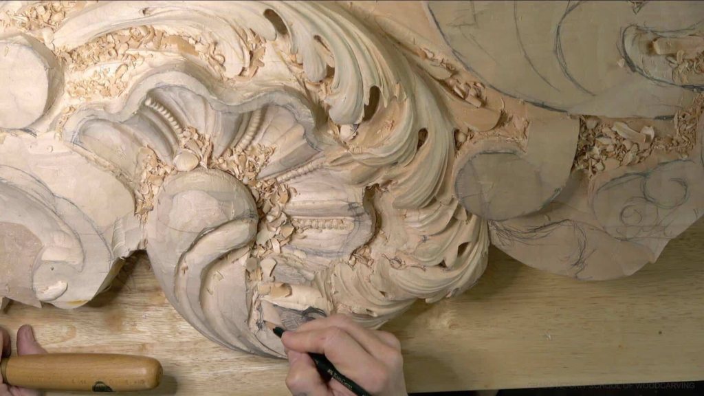 Wood Carving Course online - Carving Authentic Venice 15th Century room. It is all about being authentic to the original 15th-century wood carving. wood carving course wood carving courses decoy carving classes woodworking school cabinet making school wood carving supplies wood carving class wood carving school wood carving schools wood carving courses for beginners wood carving videos free wood carving lessons near me wood carving classes online wood carving schools wood carving workshops wood carving programs wood carving online shop Woodcarving, Wood Carving, Woodcarving School, School of Woodcarving, School of Wood Carving wood carving course wood carving courses decoy carving classes woodworking school cabinet making school wood carving supplies wood carving class wood carving school wood carving schools wood carving courses for beginners wood carving videos free wood carving lessons near me wood carving classes online wood carving schools wood carving workshops wood carving programs wood carving online shop https://www.instagram.com/woodcarvergrabovetskiy/ Design for Wood Carving is not the same as for Fine art or even Sculpture. Fine art is 2D World vs Sculpture and Wood carving is 3D world. Wood Carving is also a type of Sculpture. But if You compare a Clay Modeling and Wood Carving. Modeling clay is the art of ADDING ON and Wood Carving is an Art of DEDUCTION. And art of deduction is a little more complicating. You can deduct with Your Carving tool just a 1/16” too much and Your work is "gone with the wind”. To Design for wood carving We need to Think a little different. And the same questions should be always in our heads- What tools do I have and how I will carve what I am designing? How deep can my tool travel inside of my piece of wood and how it will turn. Design for Wood Carving is a science and it is based on a laws. During this Class we will discover some of the laws or Principles and answer a really important Design questions. The Law of Space. - How to emphasize parts of a Design - "The Big Idea" position in Space The Law of Main Movement - How to be "on the same page" with Human Brain. Baroque diagonal vs Sinister diagonal in Artistic Design. The Law of Armature- How to Structure over all Design and be “Kosher” (clean) in it. The Law of Golden Ratio - How to implement Fibonacci Sequence - the Art Secret for Pleasing Human eye The Law of Arabesque - How to implement Natural Flowing Movements in Design The Law of Rhythm in Design. How to apply what is known to Music world to Design for Wood Carving. Wood Carving Lessons Best Wood Carver in the World Wood Carving Master Classes Wood Carving Courses