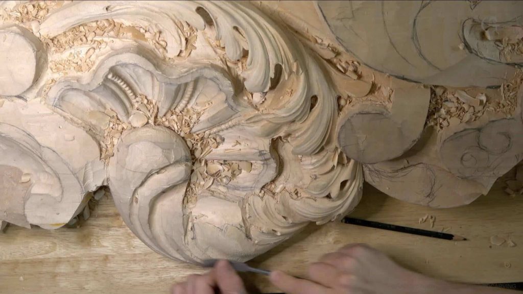 Wood Carving Course online - Carving Authentic Venice 15th Century room. It is all about being authentic to the original 15th-century wood carving. wood carving course wood carving courses decoy carving classes woodworking school cabinet making school wood carving supplies wood carving class wood carving school wood carving schools wood carving courses for beginners wood carving videos free wood carving lessons near me wood carving classes online wood carving schools wood carving workshops wood carving programs wood carving online shop Woodcarving, Wood Carving, Woodcarving School, School of Woodcarving, School of Wood Carving wood carving course wood carving courses decoy carving classes woodworking school cabinet making school wood carving supplies wood carving class wood carving school wood carving schools wood carving courses for beginners wood carving videos free wood carving lessons near me wood carving classes online wood carving schools wood carving workshops wood carving programs wood carving online shop https://www.instagram.com/woodcarvergrabovetskiy/ Design for Wood Carving is not the same as for Fine art or even Sculpture. Fine art is 2D World vs Sculpture and Wood carving is 3D world. Wood Carving is also a type of Sculpture. But if You compare a Clay Modeling and Wood Carving. Modeling clay is the art of ADDING ON and Wood Carving is an Art of DEDUCTION. And art of deduction is a little more complicating. You can deduct with Your Carving tool just a 1/16” too much and Your work is "gone with the wind”. To Design for wood carving We need to Think a little different. And the same questions should be always in our heads- What tools do I have and how I will carve what I am designing? How deep can my tool travel inside of my piece of wood and how it will turn. Design for Wood Carving is a science and it is based on a laws. During this Class we will discover some of the laws or Principles and answer a really important Design questions. The Law of Space. - How to emphasize parts of a Design - "The Big Idea" position in Space The Law of Main Movement - How to be "on the same page" with Human Brain. Baroque diagonal vs Sinister diagonal in Artistic Design. The Law of Armature- How to Structure over all Design and be “Kosher” (clean) in it. The Law of Golden Ratio - How to implement Fibonacci Sequence - the Art Secret for Pleasing Human eye The Law of Arabesque - How to implement Natural Flowing Movements in Design The Law of Rhythm in Design. How to apply what is known to Music world to Design for Wood Carving. Wood Carving Lessons Best Wood Carver in the World Wood Carving Master Classes Wood Carving Courses