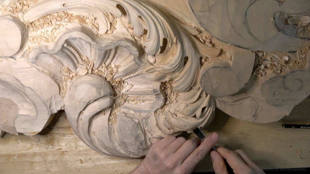 Wood Carving Course online - Carving Authentic Venice 15th Century room. It is all about being authentic to the original 15th-century wood carving. wood carving course wood carving courses decoy carving classes woodworking school cabinet making school wood carving supplies wood carving class wood carving school wood carving schools wood carving courses for beginners wood carving videos free wood carving lessons near me wood carving classes online wood carving schools wood carving workshops wood carving programs wood carving online shop Woodcarving, Wood Carving, Woodcarving School, School of Woodcarving, School of Wood Carving wood carving course wood carving courses decoy carving classes woodworking school cabinet making school wood carving supplies wood carving class wood carving school wood carving schools wood carving courses for beginners wood carving videos free wood carving lessons near me wood carving classes online wood carving schools wood carving workshops wood carving programs wood carving online shop https://www.instagram.com/woodcarvergrabovetskiy/ Design for Wood Carving is not the same as for Fine art or even Sculpture. Fine art is 2D World vs Sculpture and Wood carving is 3D world. Wood Carving is also a type of Sculpture. But if You compare a Clay Modeling and Wood Carving. Modeling clay is the art of ADDING ON and Wood Carving is an Art of DEDUCTION. And art of deduction is a little more complicating. You can deduct with Your Carving tool just a 1/16” too much and Your work is "gone with the wind”. To Design for wood carving We need to Think a little different. And the same questions should be always in our heads- What tools do I have and how I will carve what I am designing? How deep can my tool travel inside of my piece of wood and how it will turn. Design for Wood Carving is a science and it is based on a laws. During this Class we will discover some of the laws or Principles and answer a really important Design questions. The Law of Space. - How to emphasize parts of a Design - "The Big Idea" position in Space The Law of Main Movement - How to be "on the same page" with Human Brain. Baroque diagonal vs Sinister diagonal in Artistic Design. The Law of Armature- How to Structure over all Design and be “Kosher” (clean) in it. The Law of Golden Ratio - How to implement Fibonacci Sequence - the Art Secret for Pleasing Human eye The Law of Arabesque - How to implement Natural Flowing Movements in Design The Law of Rhythm in Design. How to apply what is known to Music world to Design for Wood Carving. Wood Carving Lessons Best Wood Carver in the World Wood Carving Master Classes Wood Carving Courses