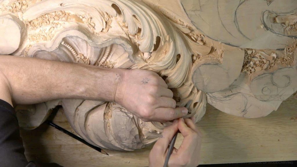 Wood Carving Course online - Carving Authentic Venice 15th Century room. It is all about being authentic to the original 15th-century wood carving. wood carving course wood carving courses decoy carving classes woodworking school cabinet making school wood carving supplies wood carving class wood carving school wood carving schools wood carving courses for beginners wood carving videos free wood carving lessons near me wood carving classes online wood carving schools wood carving workshops wood carving programs wood carving online shop Woodcarving, Wood Carving, Woodcarving School, School of Woodcarving, School of Wood Carving wood carving course wood carving courses decoy carving classes woodworking school cabinet making school wood carving supplies wood carving class wood carving school wood carving schools wood carving courses for beginners wood carving videos free wood carving lessons near me wood carving classes online wood carving schools wood carving workshops wood carving programs wood carving online shop https://www.instagram.com/woodcarvergrabovetskiy/ Design for Wood Carving is not the same as for Fine art or even Sculpture. Fine art is 2D World vs Sculpture and Wood carving is 3D world. Wood Carving is also a type of Sculpture. But if You compare a Clay Modeling and Wood Carving. Modeling clay is the art of ADDING ON and Wood Carving is an Art of DEDUCTION. And art of deduction is a little more complicating. You can deduct with Your Carving tool just a 1/16” too much and Your work is "gone with the wind”. To Design for wood carving We need to Think a little different. And the same questions should be always in our heads- What tools do I have and how I will carve what I am designing? How deep can my tool travel inside of my piece of wood and how it will turn. Design for Wood Carving is a science and it is based on a laws. During this Class we will discover some of the laws or Principles and answer a really important Design questions. The Law of Space. - How to emphasize parts of a Design - "The Big Idea" position in Space The Law of Main Movement - How to be "on the same page" with Human Brain. Baroque diagonal vs Sinister diagonal in Artistic Design. The Law of Armature- How to Structure over all Design and be “Kosher” (clean) in it. The Law of Golden Ratio - How to implement Fibonacci Sequence - the Art Secret for Pleasing Human eye The Law of Arabesque - How to implement Natural Flowing Movements in Design The Law of Rhythm in Design. How to apply what is known to Music world to Design for Wood Carving. Wood Carving Lessons Best Wood Carver in the World Wood Carving Master Classes Wood Carving Courses