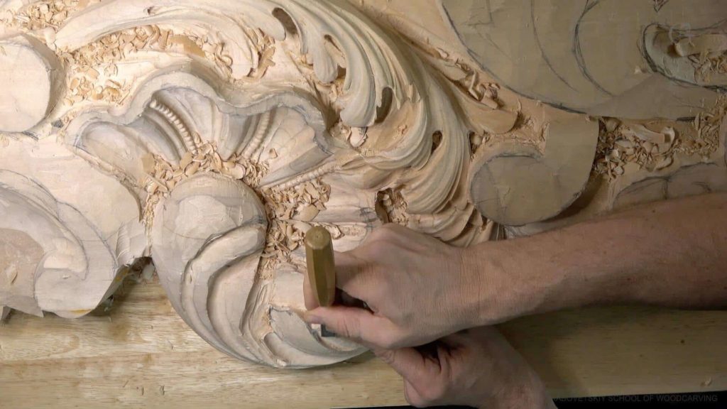 Wood Carving Course online - Carving Authentic Venice 15th Century room. It is all about being authentic to the original 15th-century wood carving. wood carving course wood carving courses decoy carving classes woodworking school cabinet making school wood carving supplies wood carving class wood carving school wood carving schools wood carving courses for beginners wood carving videos free wood carving lessons near me wood carving classes online wood carving schools wood carving workshops wood carving programs wood carving online shop Woodcarving, Wood Carving, Woodcarving School, School of Woodcarving, School of Wood Carving wood carving course wood carving courses decoy carving classes woodworking school cabinet making school wood carving supplies wood carving class wood carving school wood carving schools wood carving courses for beginners wood carving videos free wood carving lessons near me wood carving classes online wood carving schools wood carving workshops wood carving programs wood carving online shop https://www.instagram.com/woodcarvergrabovetskiy/ Design for Wood Carving is not the same as for Fine art or even Sculpture. Fine art is 2D World vs Sculpture and Wood carving is 3D world. Wood Carving is also a type of Sculpture. But if You compare a Clay Modeling and Wood Carving. Modeling clay is the art of ADDING ON and Wood Carving is an Art of DEDUCTION. And art of deduction is a little more complicating. You can deduct with Your Carving tool just a 1/16” too much and Your work is "gone with the wind”. To Design for wood carving We need to Think a little different. And the same questions should be always in our heads- What tools do I have and how I will carve what I am designing? How deep can my tool travel inside of my piece of wood and how it will turn. Design for Wood Carving is a science and it is based on a laws. During this Class we will discover some of the laws or Principles and answer a really important Design questions. The Law of Space. - How to emphasize parts of a Design - "The Big Idea" position in Space The Law of Main Movement - How to be "on the same page" with Human Brain. Baroque diagonal vs Sinister diagonal in Artistic Design. The Law of Armature- How to Structure over all Design and be “Kosher” (clean) in it. The Law of Golden Ratio - How to implement Fibonacci Sequence - the Art Secret for Pleasing Human eye The Law of Arabesque - How to implement Natural Flowing Movements in Design The Law of Rhythm in Design. How to apply what is known to Music world to Design for Wood Carving. Wood Carving Lessons Best Wood Carver in the World Wood Carving Master Classes Wood Carving Courses