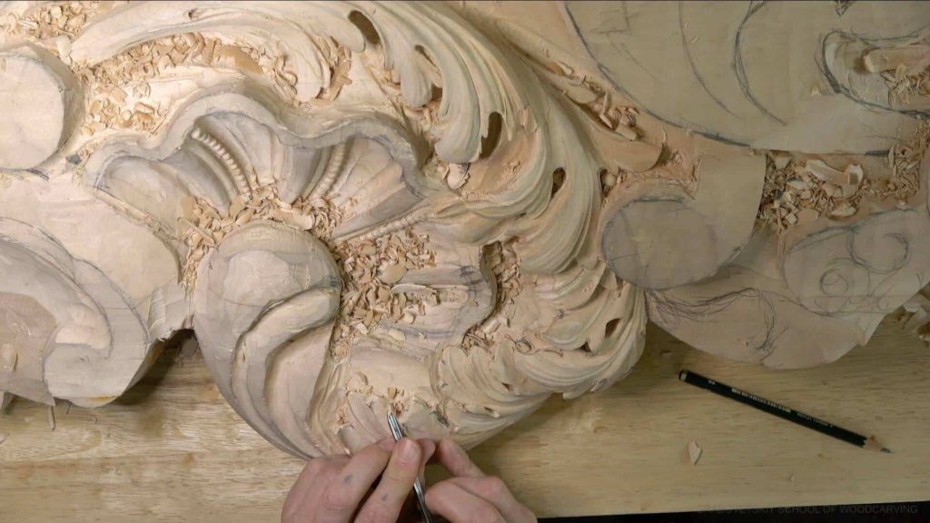 Wood Carving Course online - Carving Authentic Venice 15th Century room. It is all about being authentic to the original 15th-century wood carving. wood carving course wood carving courses decoy carving classes woodworking school cabinet making school wood carving supplies wood carving class wood carving school wood carving schools wood carving courses for beginners wood carving videos free wood carving lessons near me wood carving classes online wood carving schools wood carving workshops wood carving programs wood carving online shop Woodcarving, Wood Carving, Woodcarving School, School of Woodcarving, School of Wood Carving wood carving course wood carving courses decoy carving classes woodworking school cabinet making school wood carving supplies wood carving class wood carving school wood carving schools wood carving courses for beginners wood carving videos free wood carving lessons near me wood carving classes online wood carving schools wood carving workshops wood carving programs wood carving online shop https://www.instagram.com/woodcarvergrabovetskiy/ Design for Wood Carving is not the same as for Fine art or even Sculpture. Fine art is 2D World vs Sculpture and Wood carving is 3D world. Wood Carving is also a type of Sculpture. But if You compare a Clay Modeling and Wood Carving. Modeling clay is the art of ADDING ON and Wood Carving is an Art of DEDUCTION. And art of deduction is a little more complicating. You can deduct with Your Carving tool just a 1/16” too much and Your work is "gone with the wind”. To Design for wood carving We need to Think a little different. And the same questions should be always in our heads- What tools do I have and how I will carve what I am designing? How deep can my tool travel inside of my piece of wood and how it will turn. Design for Wood Carving is a science and it is based on a laws. During this Class we will discover some of the laws or Principles and answer a really important Design questions. The Law of Space. - How to emphasize parts of a Design - "The Big Idea" position in Space The Law of Main Movement - How to be "on the same page" with Human Brain. Baroque diagonal vs Sinister diagonal in Artistic Design. The Law of Armature- How to Structure over all Design and be “Kosher” (clean) in it. The Law of Golden Ratio - How to implement Fibonacci Sequence - the Art Secret for Pleasing Human eye The Law of Arabesque - How to implement Natural Flowing Movements in Design The Law of Rhythm in Design. How to apply what is known to Music world to Design for Wood Carving. Wood Carving Lessons Best Wood Carver in the World Wood Carving Master Classes Wood Carving Courses