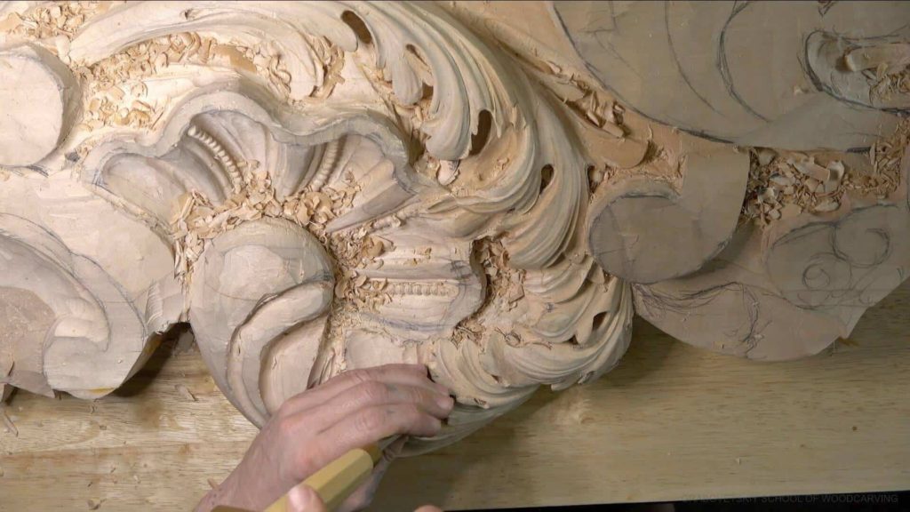 Wood Carving Course online - Carving Authentic Venice 15th Century room. It is all about being authentic to the original 15th-century wood carving. wood carving course wood carving courses decoy carving classes woodworking school cabinet making school wood carving supplies wood carving class wood carving school wood carving schools wood carving courses for beginners wood carving videos free wood carving lessons near me wood carving classes online wood carving schools wood carving workshops wood carving programs wood carving online shop Woodcarving, Wood Carving, Woodcarving School, School of Woodcarving, School of Wood Carving wood carving course wood carving courses decoy carving classes woodworking school cabinet making school wood carving supplies wood carving class wood carving school wood carving schools wood carving courses for beginners wood carving videos free wood carving lessons near me wood carving classes online wood carving schools wood carving workshops wood carving programs wood carving online shop https://www.instagram.com/woodcarvergrabovetskiy/ Design for Wood Carving is not the same as for Fine art or even Sculpture. Fine art is 2D World vs Sculpture and Wood carving is 3D world. Wood Carving is also a type of Sculpture. But if You compare a Clay Modeling and Wood Carving. Modeling clay is the art of ADDING ON and Wood Carving is an Art of DEDUCTION. And art of deduction is a little more complicating. You can deduct with Your Carving tool just a 1/16” too much and Your work is "gone with the wind”. To Design for wood carving We need to Think a little different. And the same questions should be always in our heads- What tools do I have and how I will carve what I am designing? How deep can my tool travel inside of my piece of wood and how it will turn. Design for Wood Carving is a science and it is based on a laws. During this Class we will discover some of the laws or Principles and answer a really important Design questions. The Law of Space. - How to emphasize parts of a Design - "The Big Idea" position in Space The Law of Main Movement - How to be "on the same page" with Human Brain. Baroque diagonal vs Sinister diagonal in Artistic Design. The Law of Armature- How to Structure over all Design and be “Kosher” (clean) in it. The Law of Golden Ratio - How to implement Fibonacci Sequence - the Art Secret for Pleasing Human eye The Law of Arabesque - How to implement Natural Flowing Movements in Design The Law of Rhythm in Design. How to apply what is known to Music world to Design for Wood Carving. Wood Carving Lessons Best Wood Carver in the World Wood Carving Master Classes Wood Carving Courses
