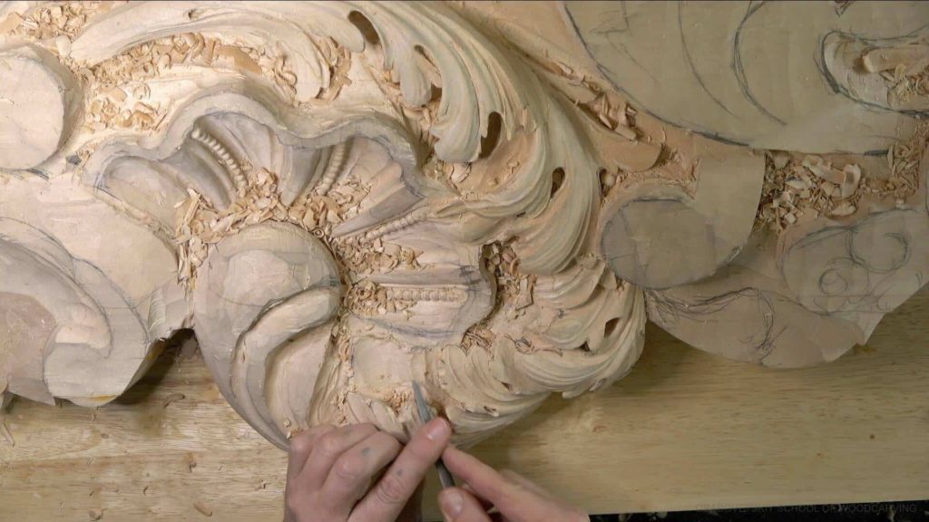 Wood Carving Course online - Carving Authentic Venice 15th Century room. It is all about being authentic to the original 15th-century wood carving. wood carving course wood carving courses decoy carving classes woodworking school cabinet making school wood carving supplies wood carving class wood carving school wood carving schools wood carving courses for beginners wood carving videos free wood carving lessons near me wood carving classes online wood carving schools wood carving workshops wood carving programs wood carving online shop Woodcarving, Wood Carving, Woodcarving School, School of Woodcarving, School of Wood Carving wood carving course wood carving courses decoy carving classes woodworking school cabinet making school wood carving supplies wood carving class wood carving school wood carving schools wood carving courses for beginners wood carving videos free wood carving lessons near me wood carving classes online wood carving schools wood carving workshops wood carving programs wood carving online shop https://www.instagram.com/woodcarvergrabovetskiy/ Design for Wood Carving is not the same as for Fine art or even Sculpture. Fine art is 2D World vs Sculpture and Wood carving is 3D world. Wood Carving is also a type of Sculpture. But if You compare a Clay Modeling and Wood Carving. Modeling clay is the art of ADDING ON and Wood Carving is an Art of DEDUCTION. And art of deduction is a little more complicating. You can deduct with Your Carving tool just a 1/16” too much and Your work is "gone with the wind”. To Design for wood carving We need to Think a little different. And the same questions should be always in our heads- What tools do I have and how I will carve what I am designing? How deep can my tool travel inside of my piece of wood and how it will turn. Design for Wood Carving is a science and it is based on a laws. During this Class we will discover some of the laws or Principles and answer a really important Design questions. The Law of Space. - How to emphasize parts of a Design - "The Big Idea" position in Space The Law of Main Movement - How to be "on the same page" with Human Brain. Baroque diagonal vs Sinister diagonal in Artistic Design. The Law of Armature- How to Structure over all Design and be “Kosher” (clean) in it. The Law of Golden Ratio - How to implement Fibonacci Sequence - the Art Secret for Pleasing Human eye The Law of Arabesque - How to implement Natural Flowing Movements in Design The Law of Rhythm in Design. How to apply what is known to Music world to Design for Wood Carving. Wood Carving Lessons Best Wood Carver in the World Wood Carving Master Classes Wood Carving Courses