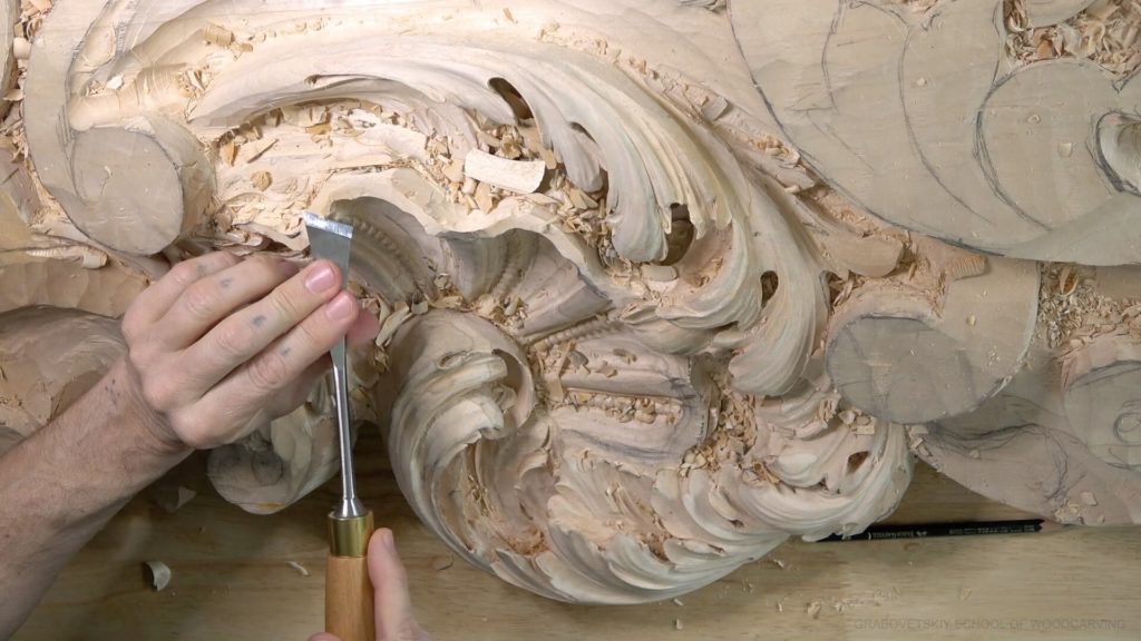 Wood Carving course Venetian inspired room