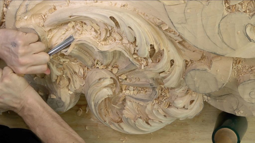 Wood Carving course Venetian inspired room