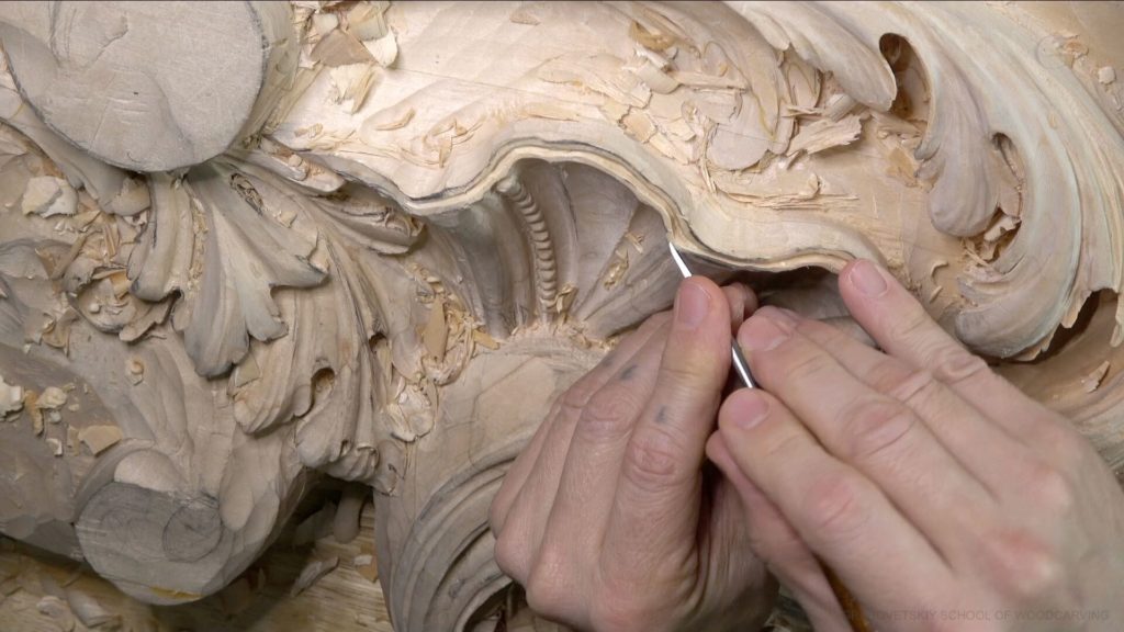 Wood Carving course Venetian inspired room