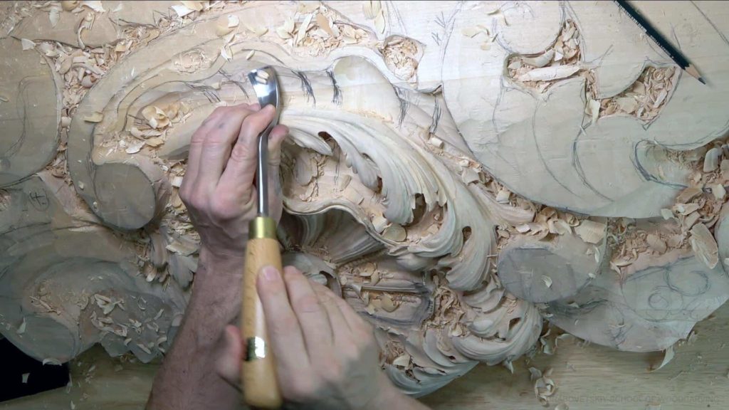 Wood Carving course Venetian inspired room