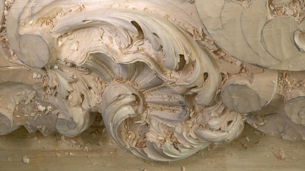 Wood Carving course Venetian inspired room