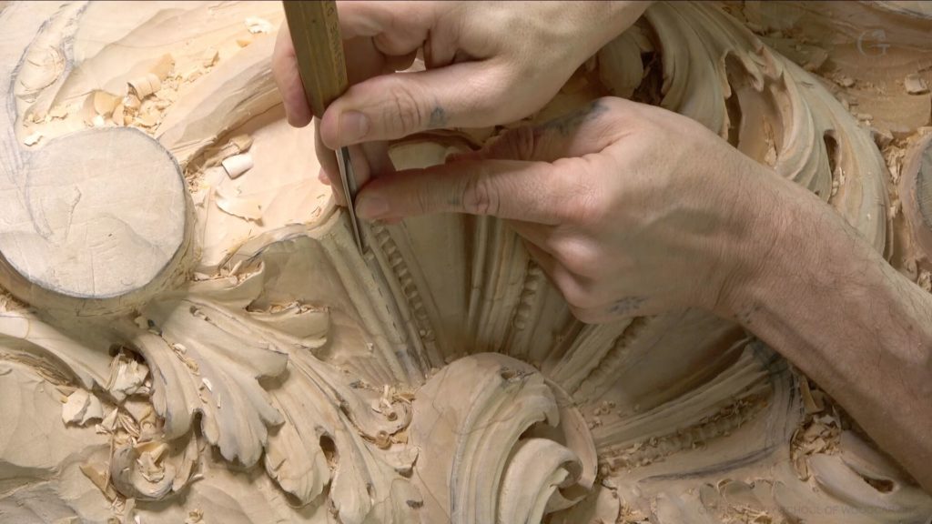 Wood Carving course Venetian inspired room