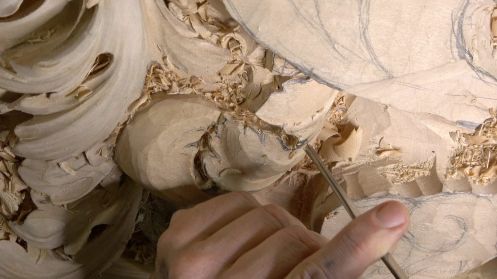 Wood Carving course Venetian inspired room