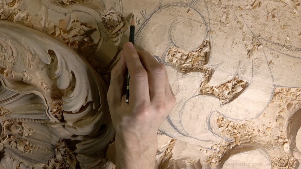Wood Carving course Venetian inspired room