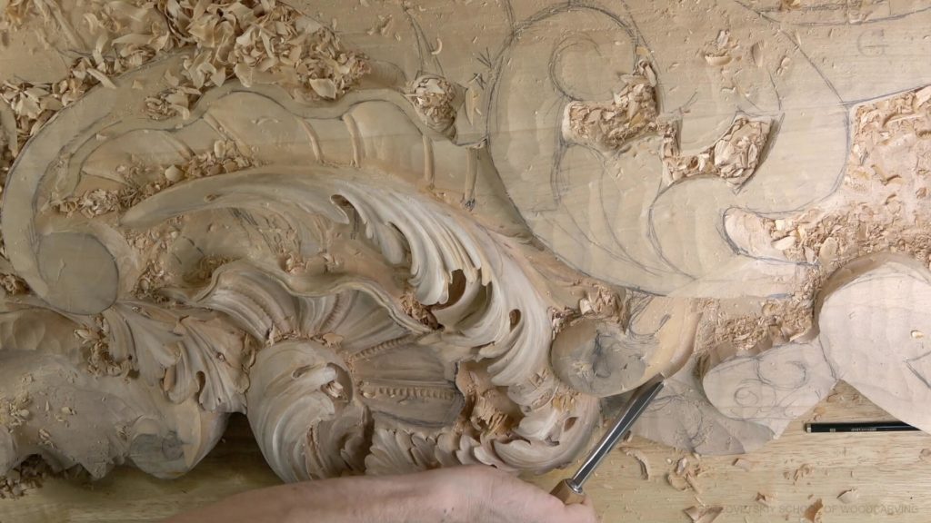 Wood Carving course Venetian inspired room