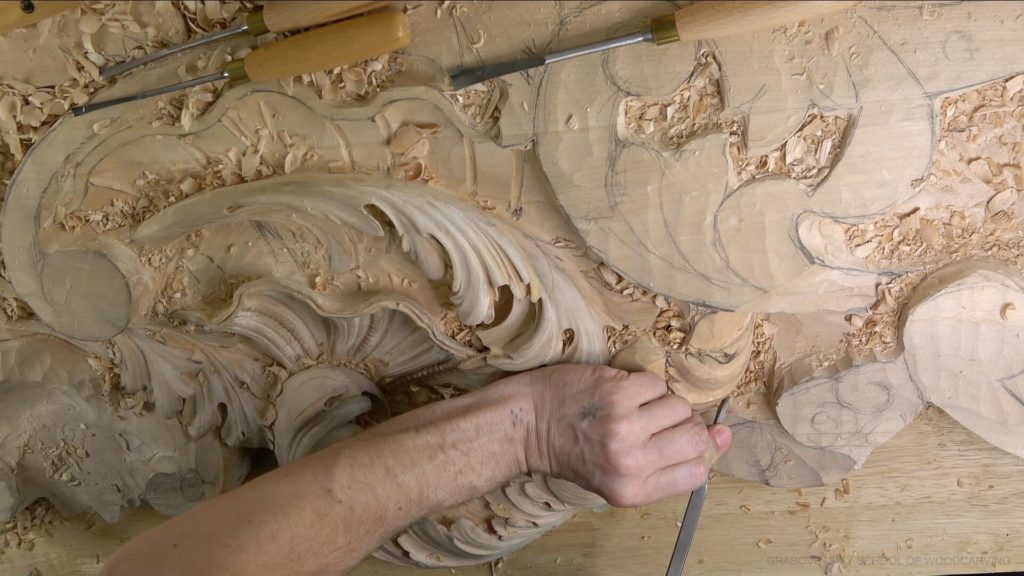 Wood Carving course Venetian inspired room