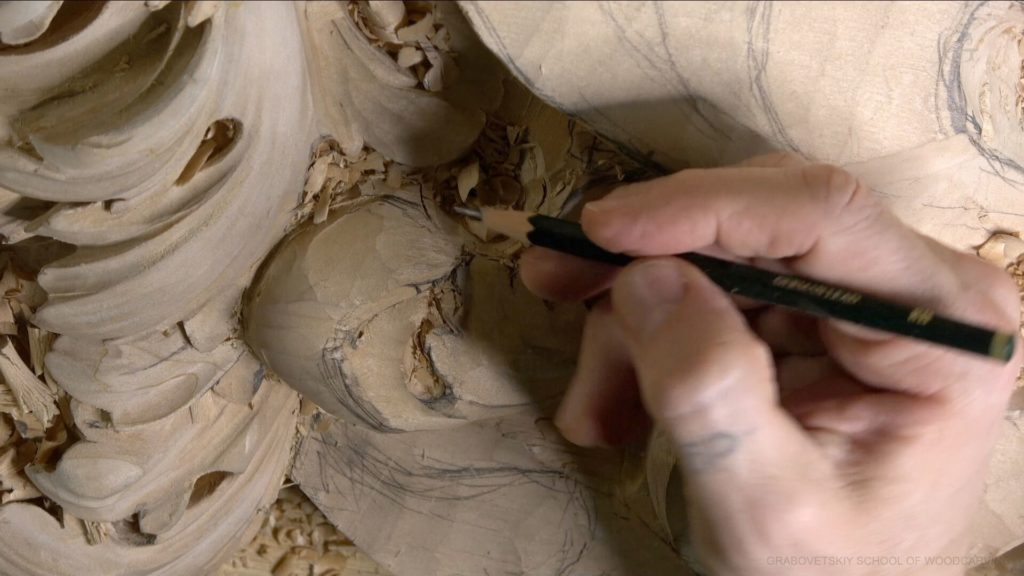 Wood Carving course Venetian inspired room