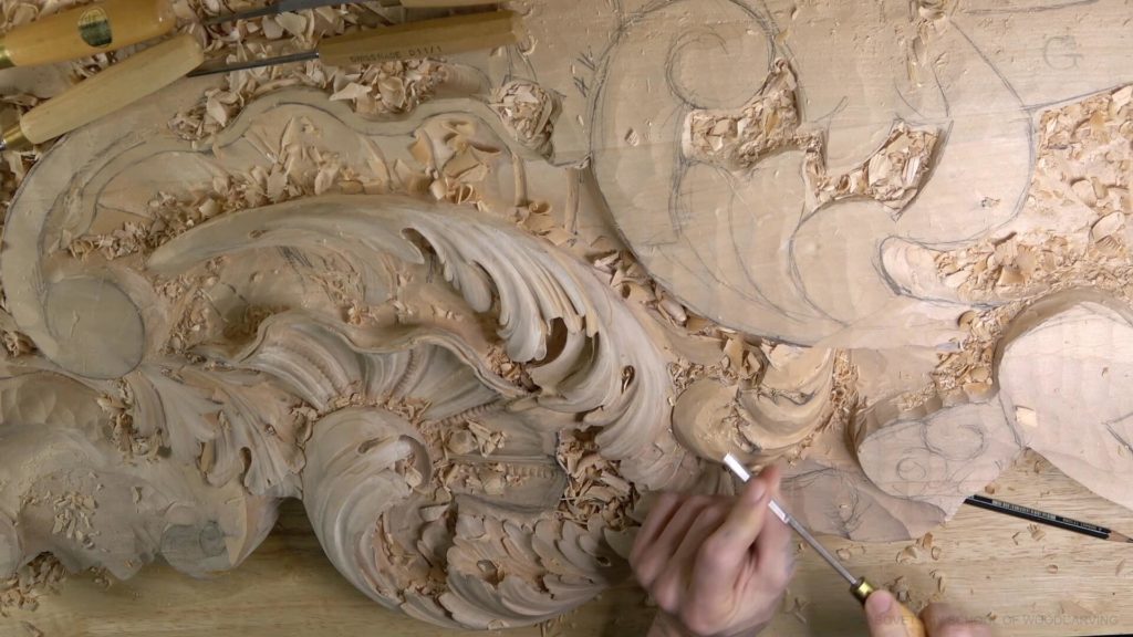 Wood Carving course Venetian inspired room