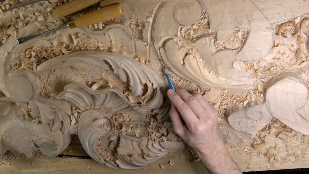 Wood Carving course Venetian inspired room