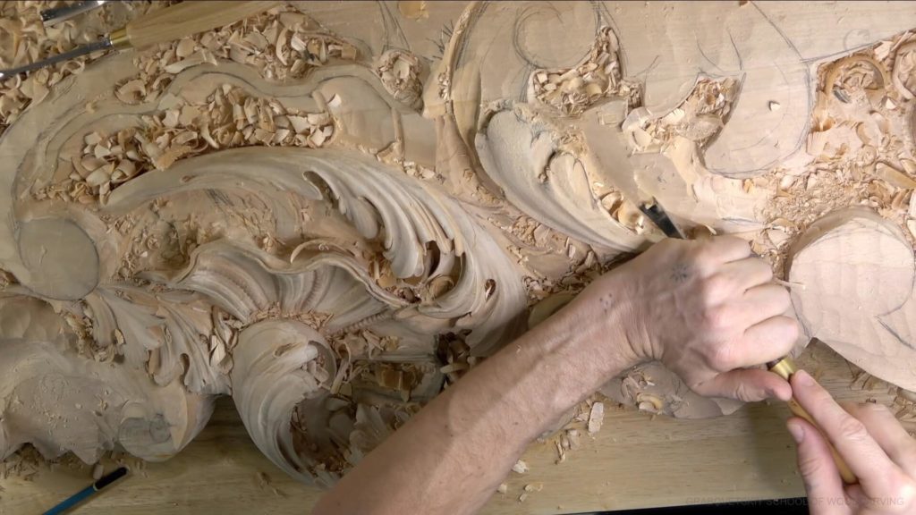 Wood Carving course Venetian inspired room
