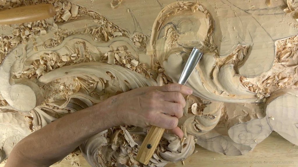 Wood Carving course Venetian inspired room