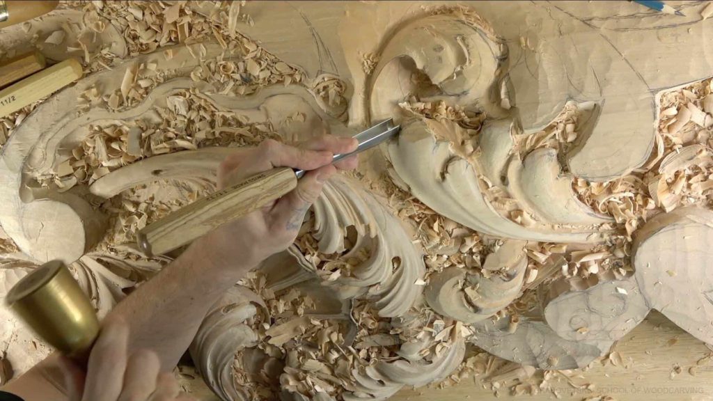 Wood Carving course Venetian inspired room