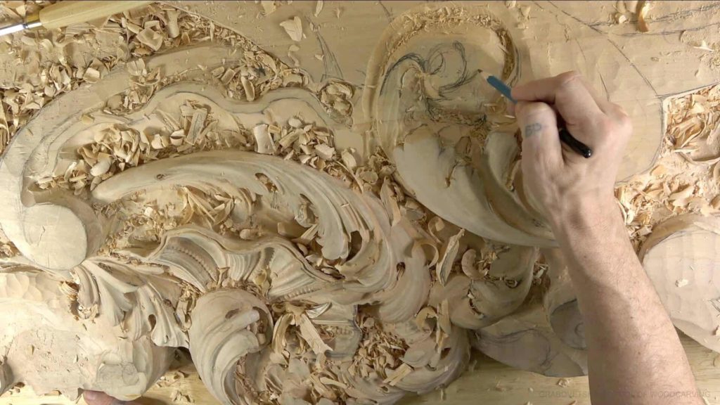 Wood Carving course Venetian inspired room