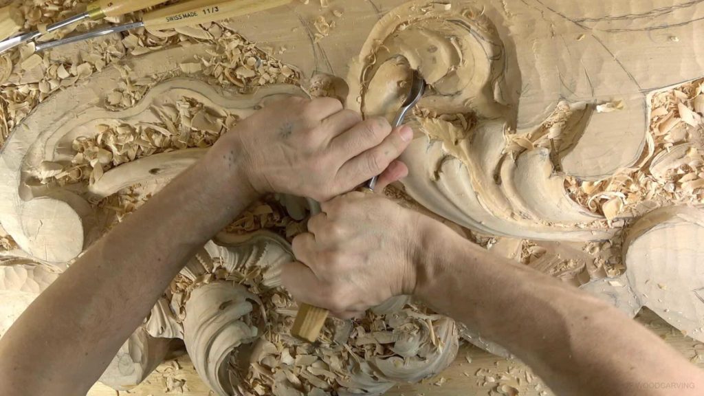 Wood Carving course Venetian inspired room