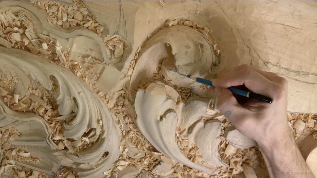 Wood Carving course Venetian inspired room