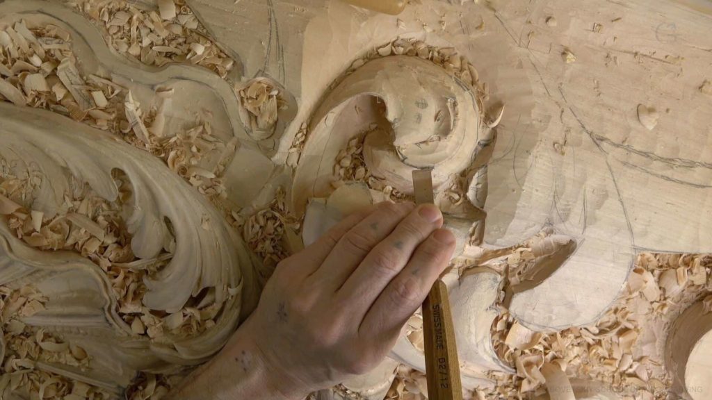 Wood Carving course Venetian inspired room